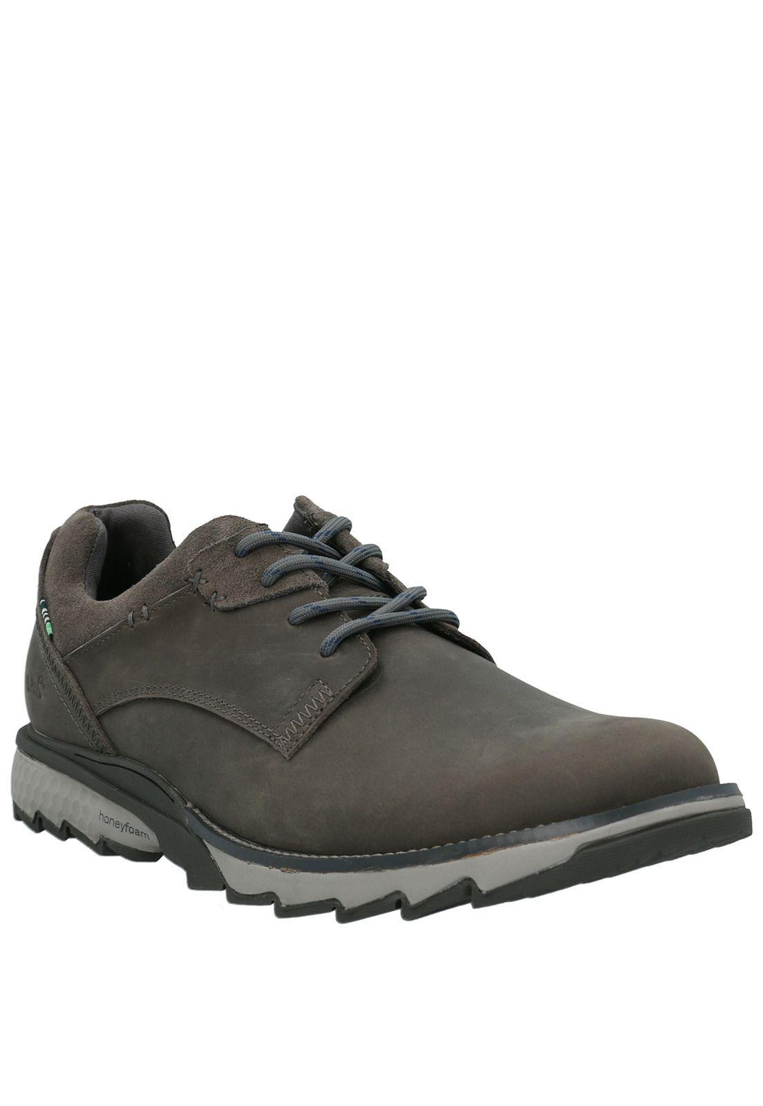 Zapato Cuero Hombre Banff Gris-1