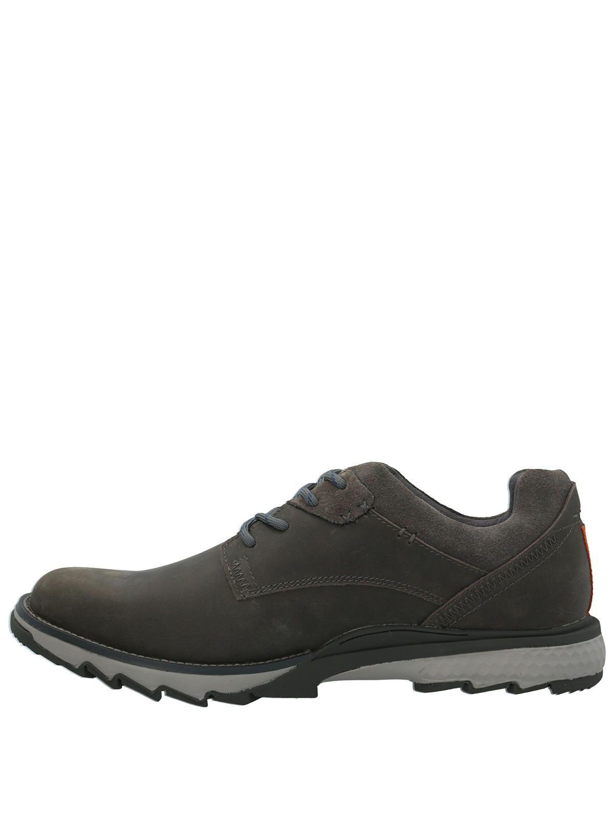Zapato Cuero Hombre Banff Gris-4