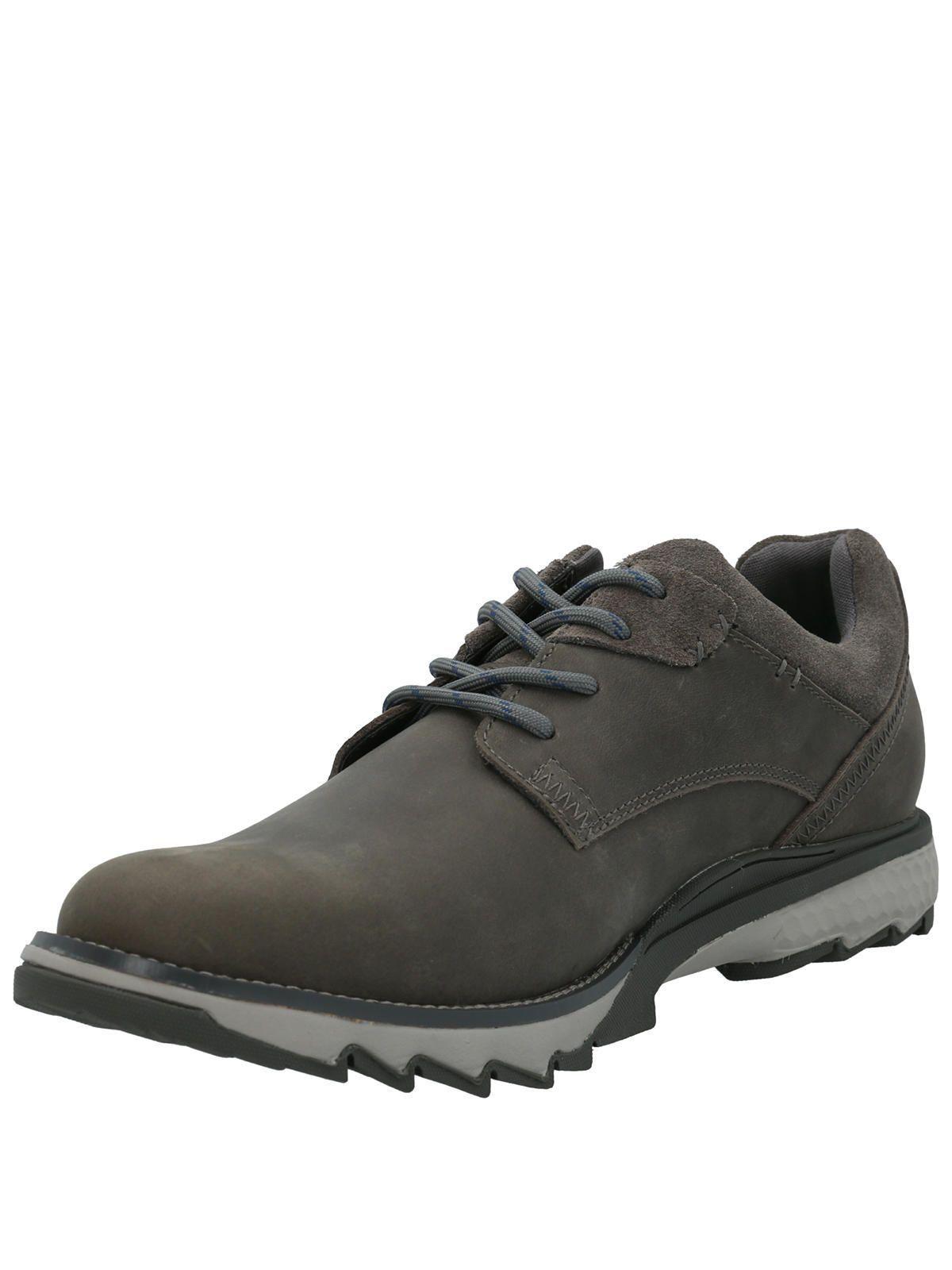 Zapato Cuero Hombre Banff Gris-3