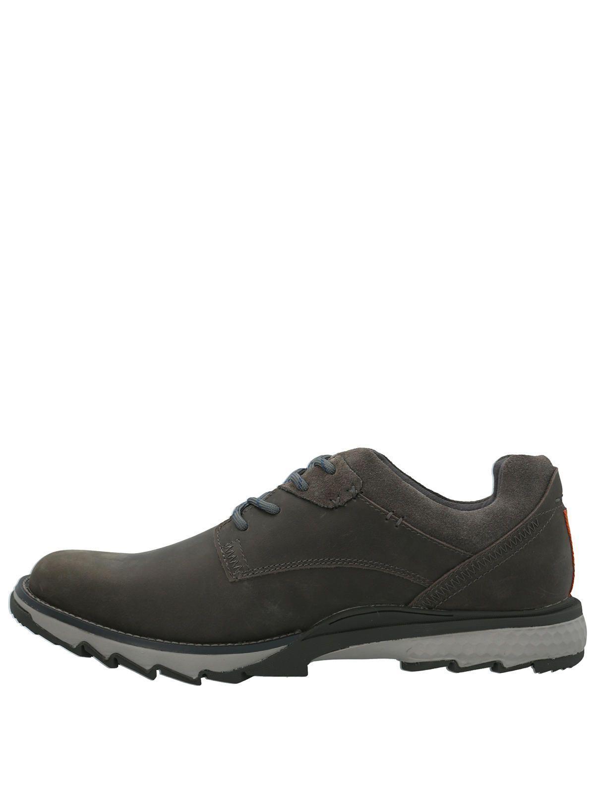Zapato Cuero Hombre Banff Gris-4