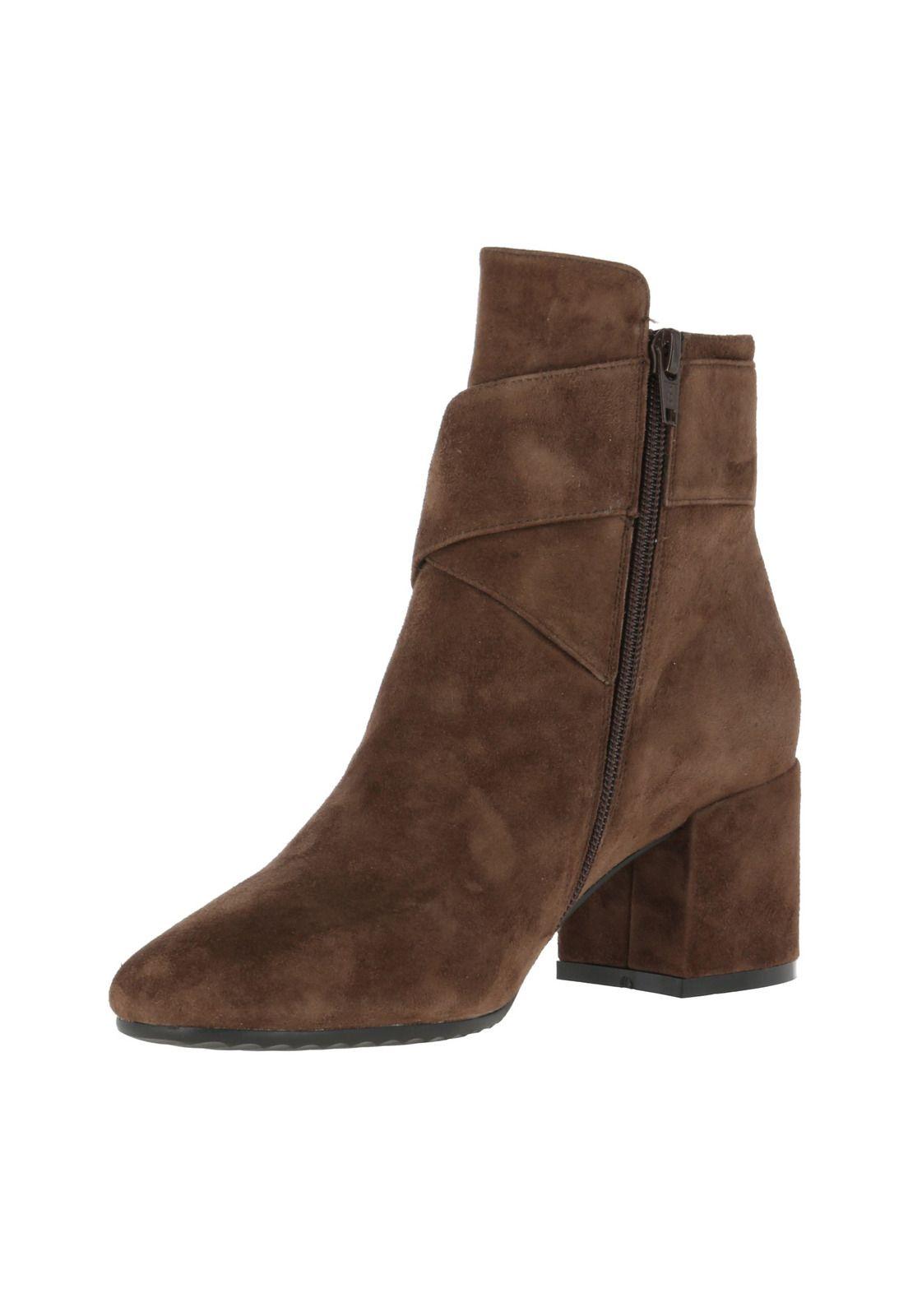 Botín Cuero Mujer Iza Café-1