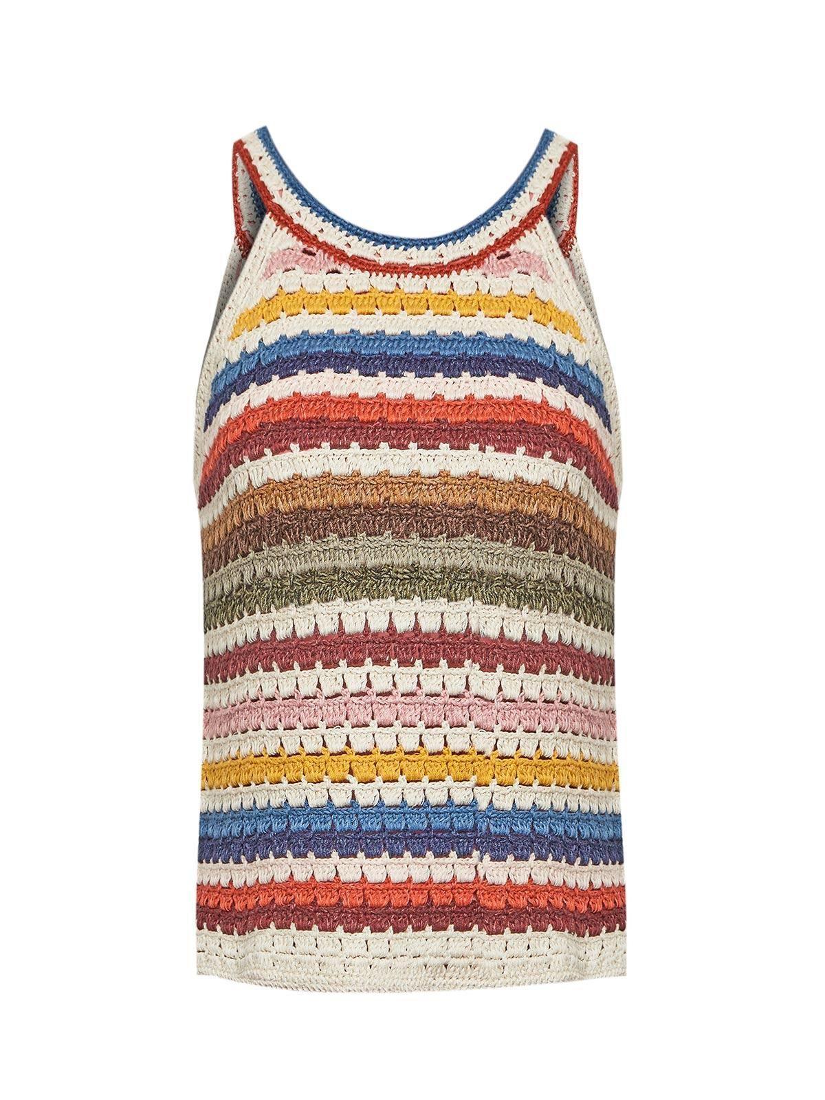 Polera Algodón Orgánico Mujer Mar Arena -0