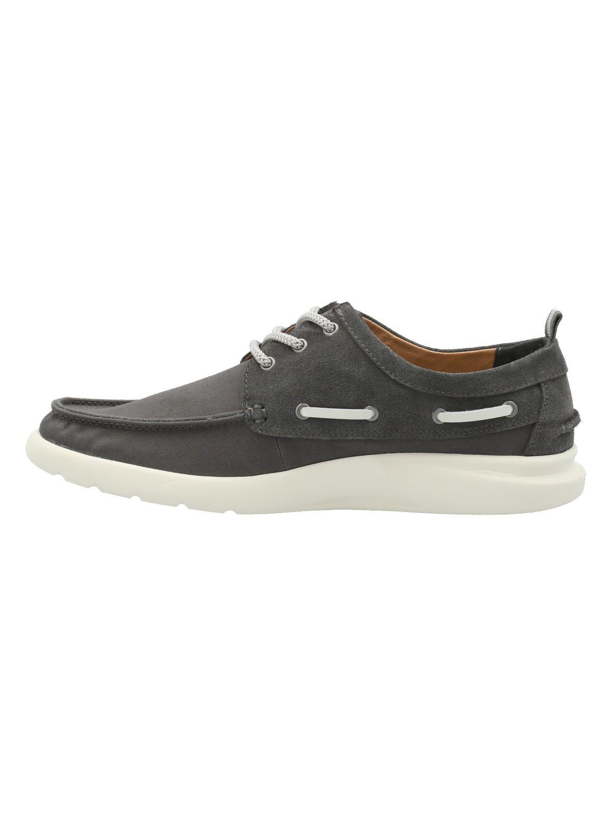 Mocasín Cuero Hombre Gaston Gris -5