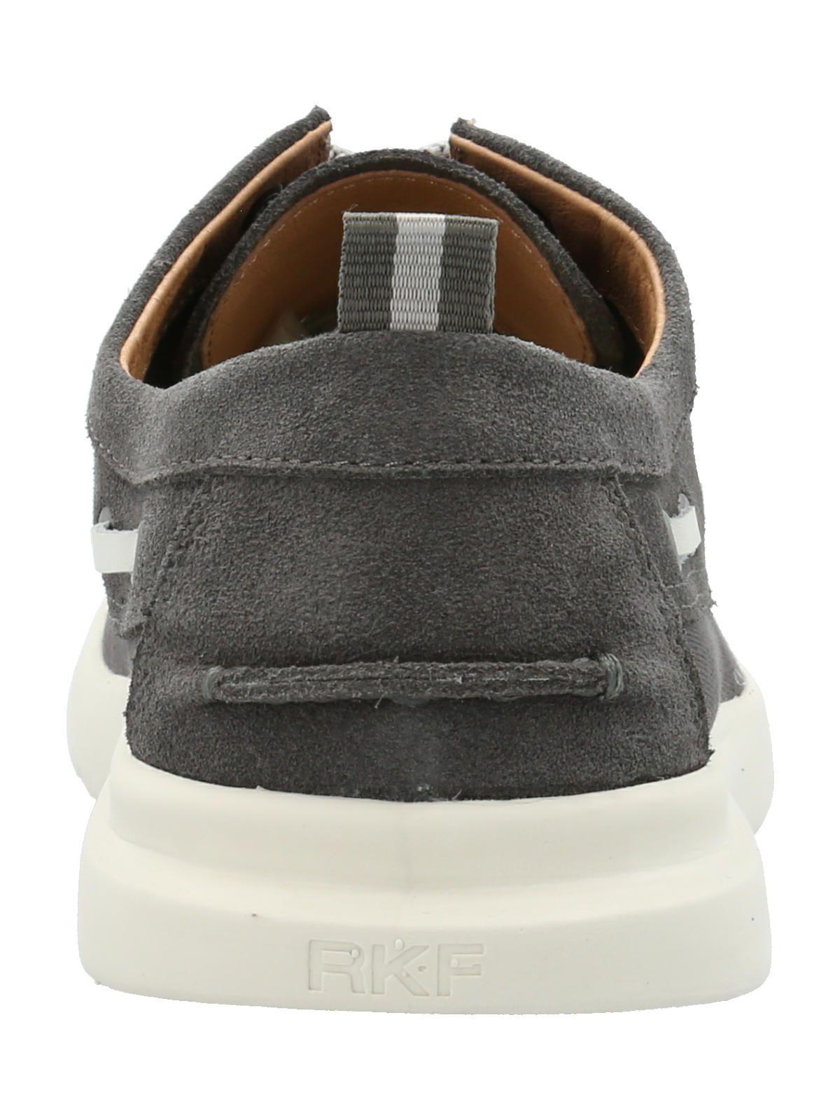 Mocasín Cuero Hombre Gaston Gris -6