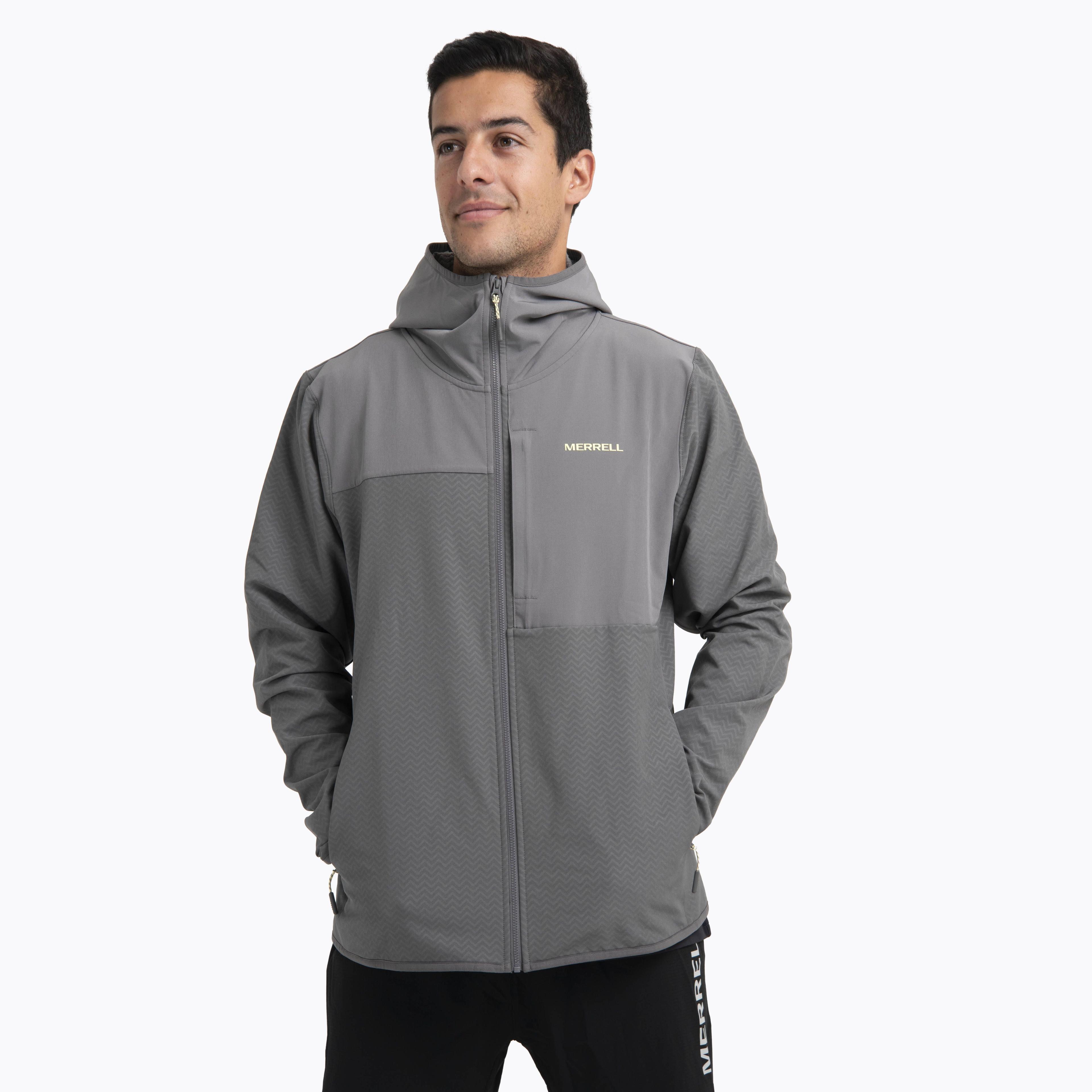Polar Hombre Mezeis Softshell Gris-0