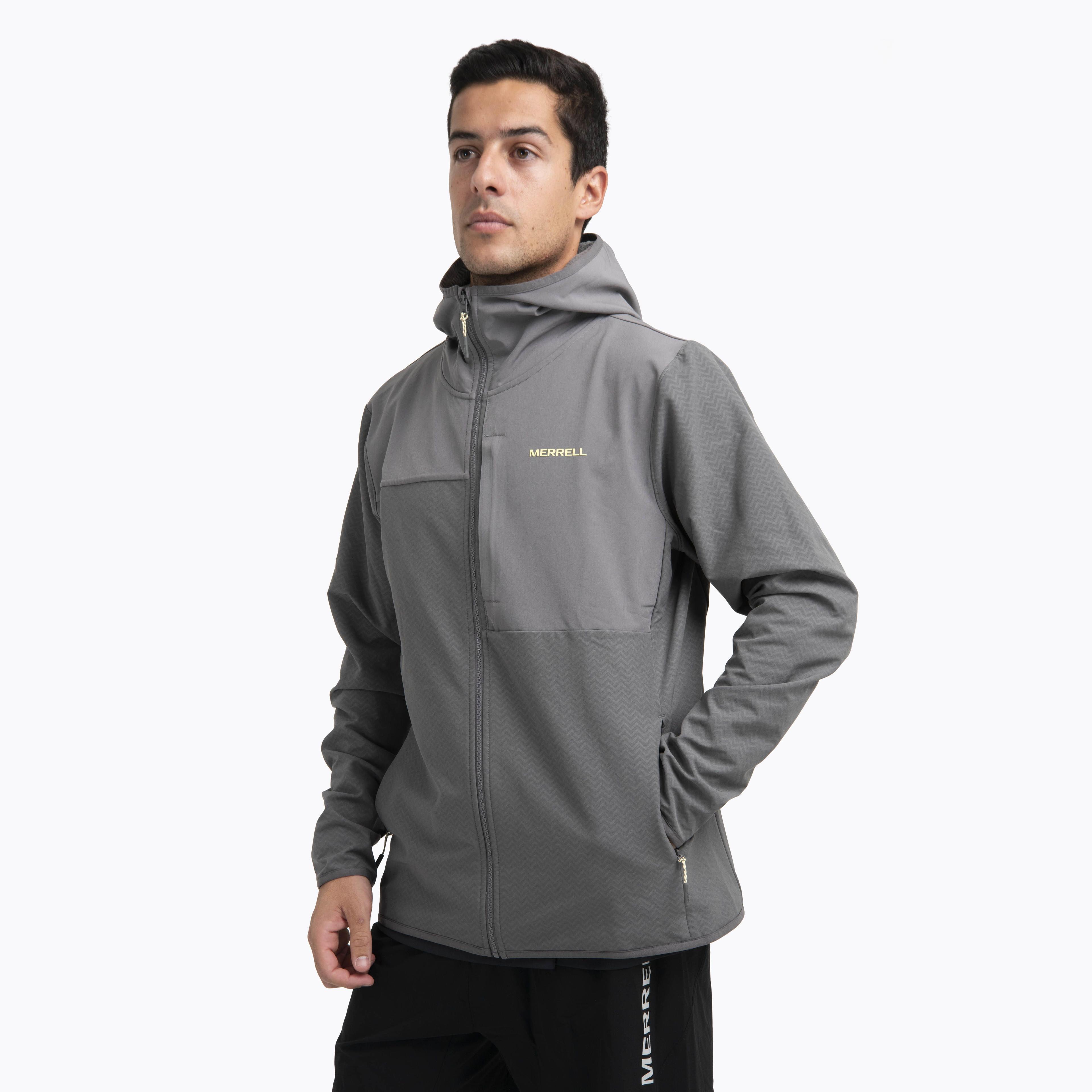 Polar Hombre Mezeis Softshell Gris-1