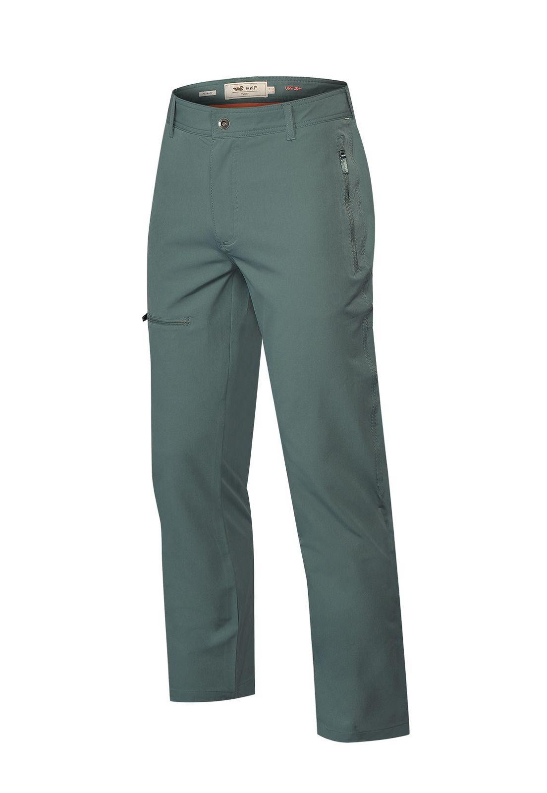 Pantalón Fibras Recicladas Hombre Hike Verde-0