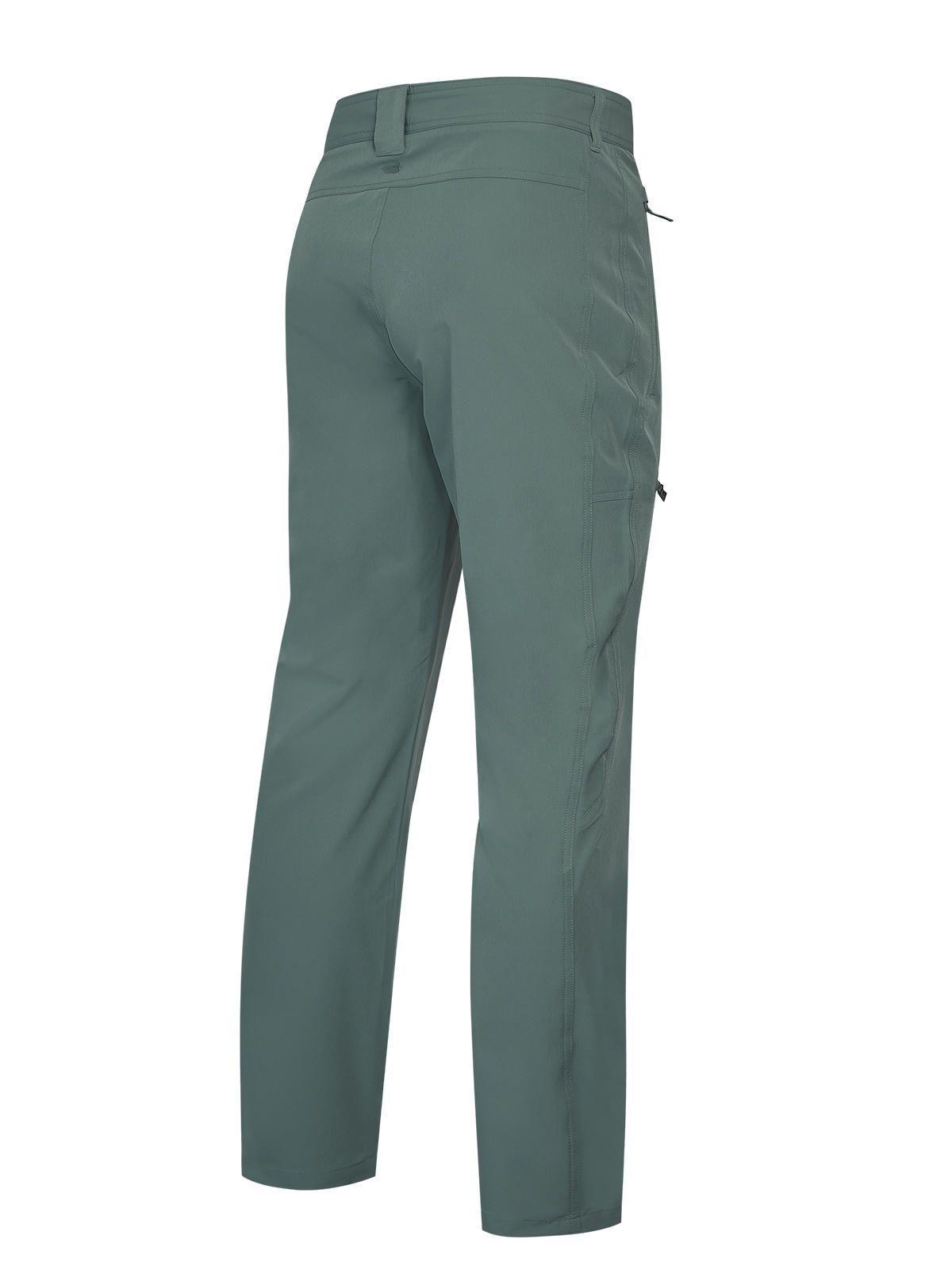 Pantalón Fibras Recicladas Hombre Hike Verde-1