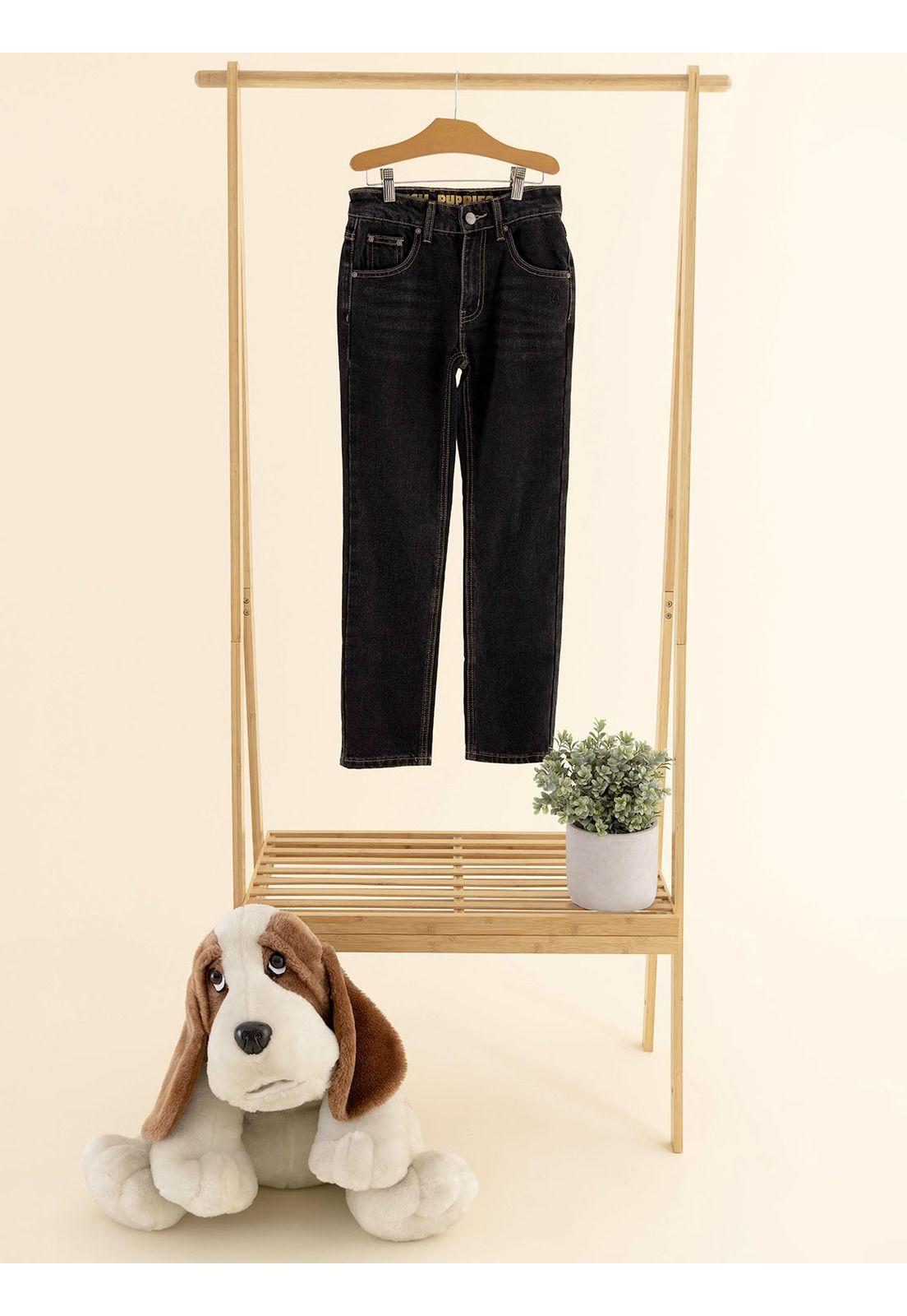 Jeans London Niño Negro-1