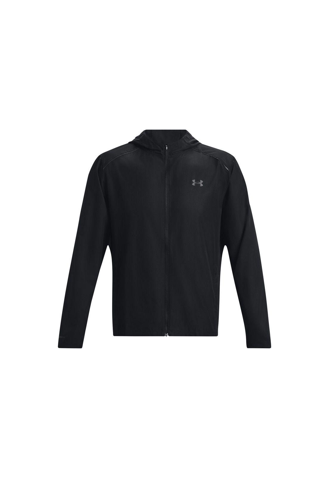 Chaqueta Training Con Capucha Storm Run Negro Hombre-0