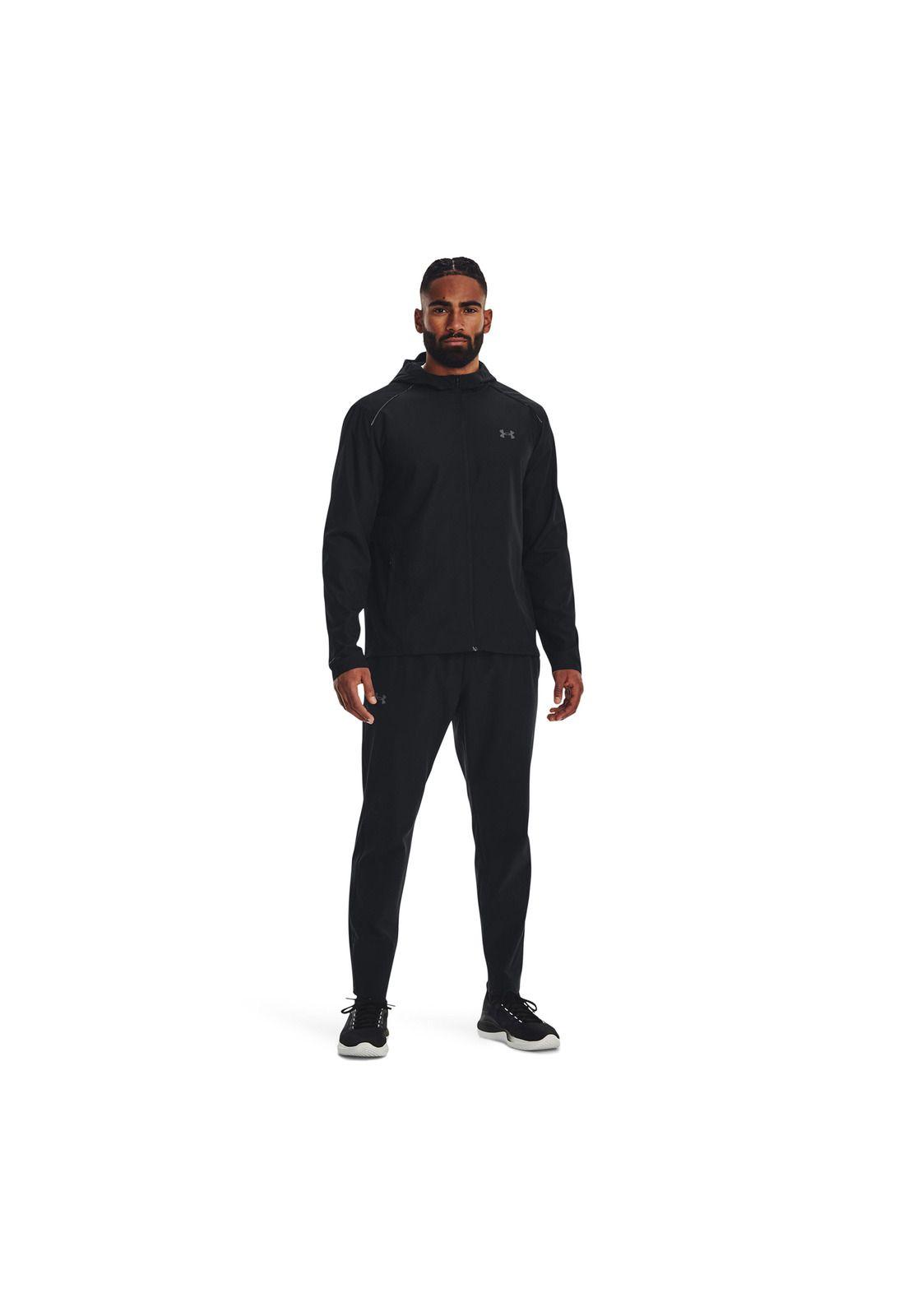 Chaqueta Training Con Capucha Storm Run Negro Hombre-5