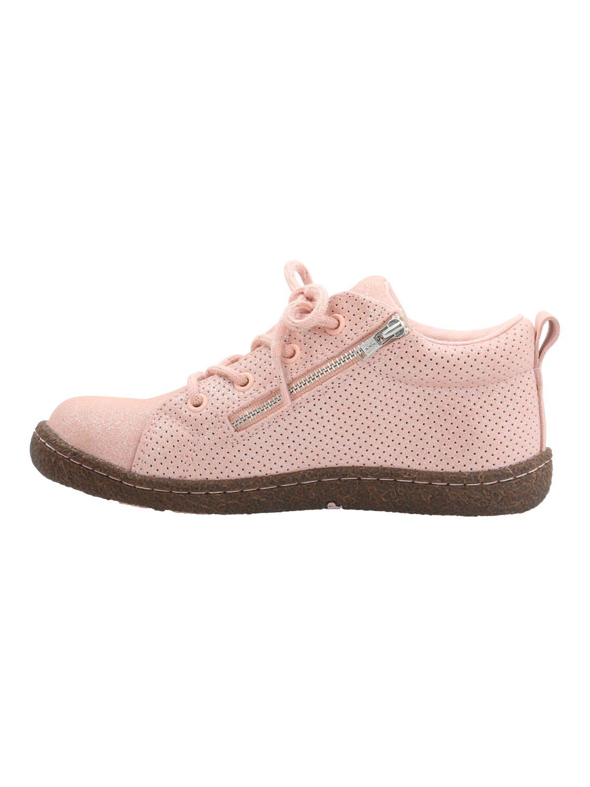 Zapatilla Cuero Hervey Niña Rosado-4