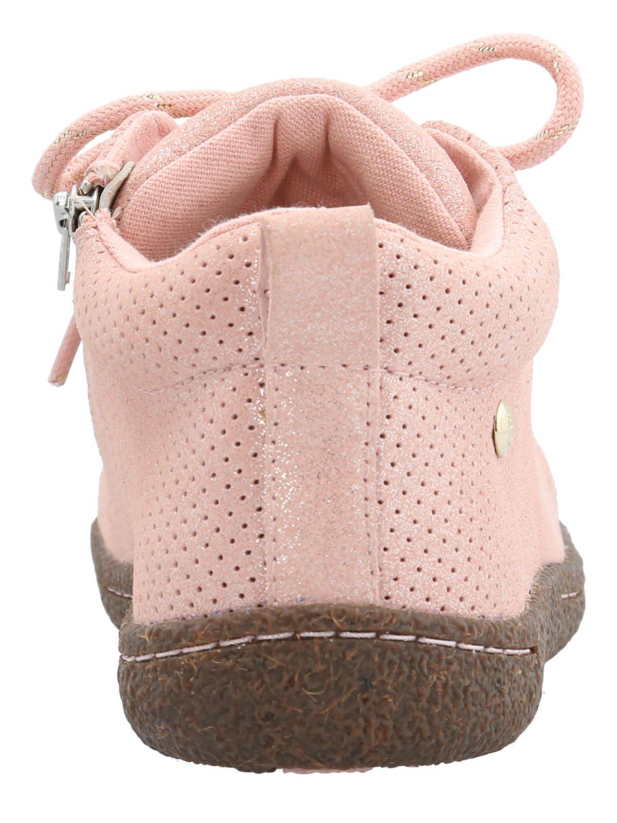 Zapatilla Cuero Hervey Niña Rosado-5