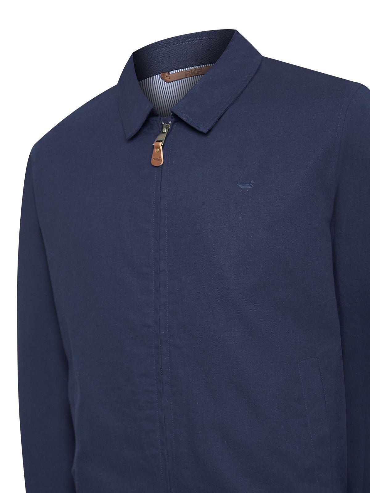 Chaqueta Lino Hombre Verona Azul-3