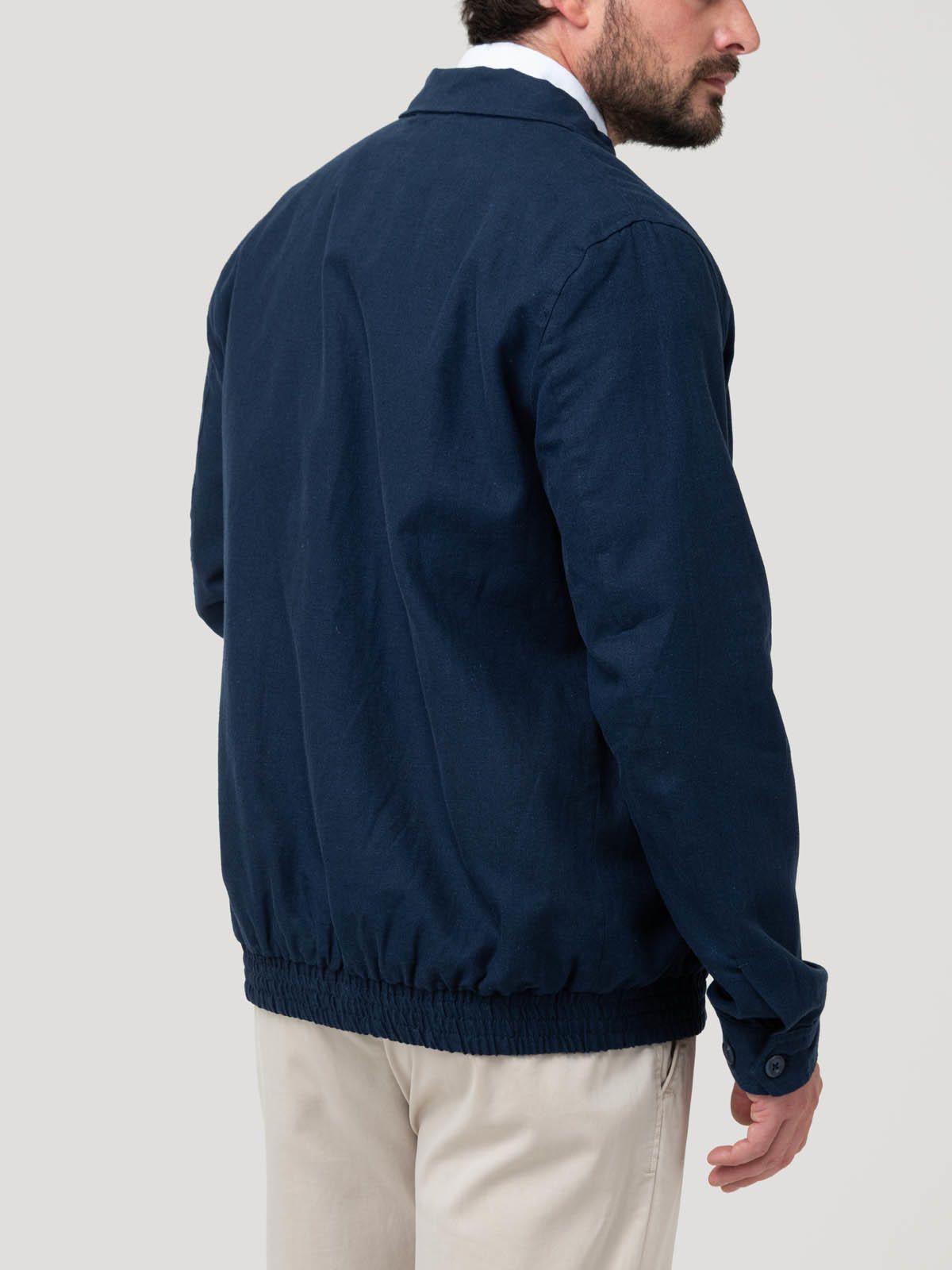 Chaqueta Lino Hombre Verona Azul-6