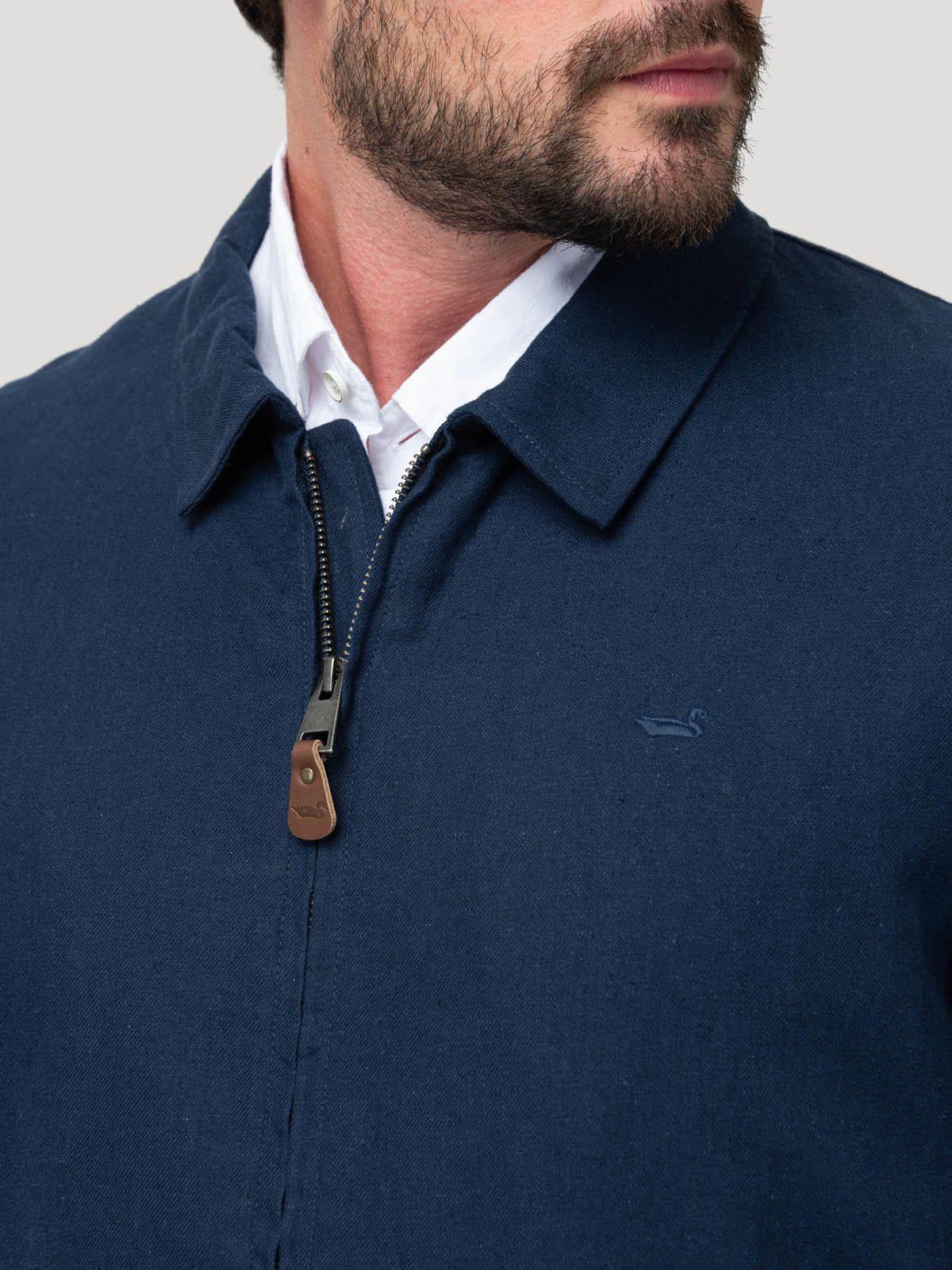 Chaqueta Lino Hombre Verona Azul-7