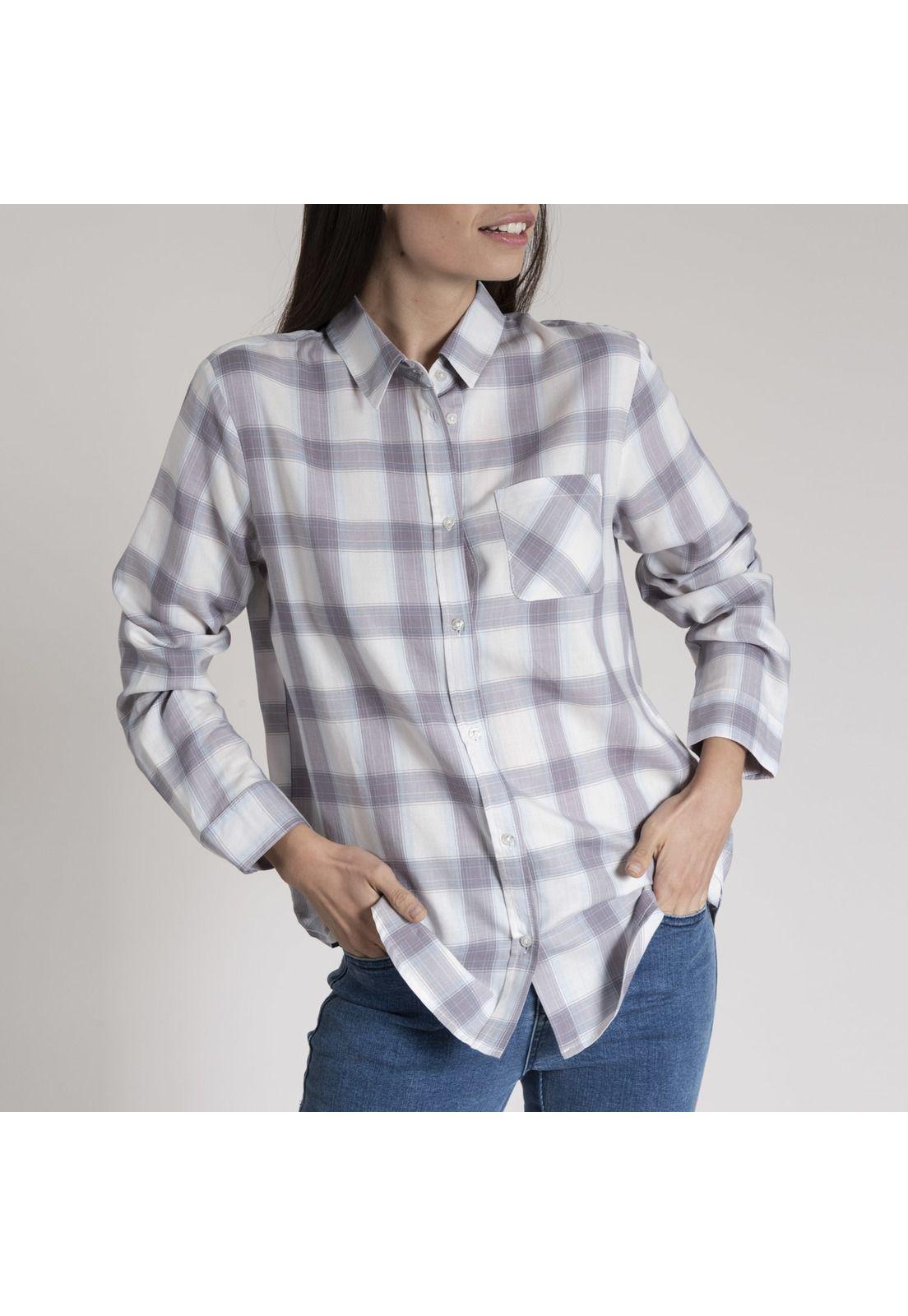 Blusa Mujer Clara Viscosa Beige-1