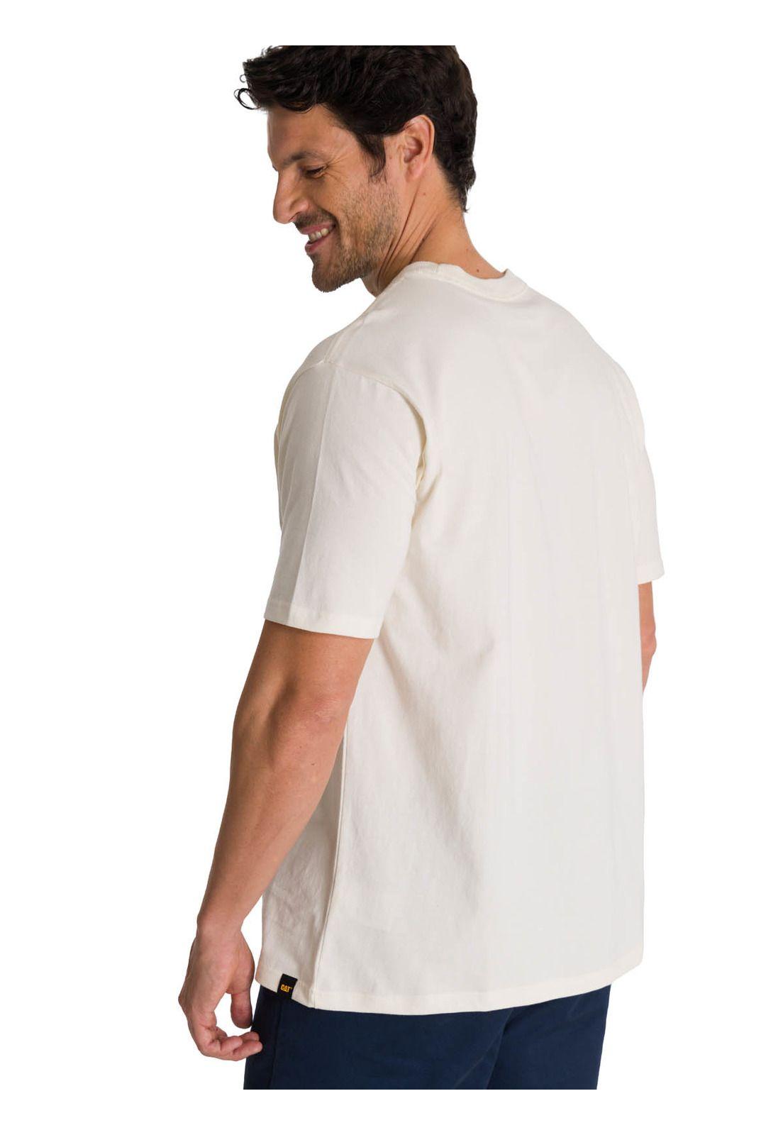 Polera Manga Corta Hombre Heritage Tractor Beige-3