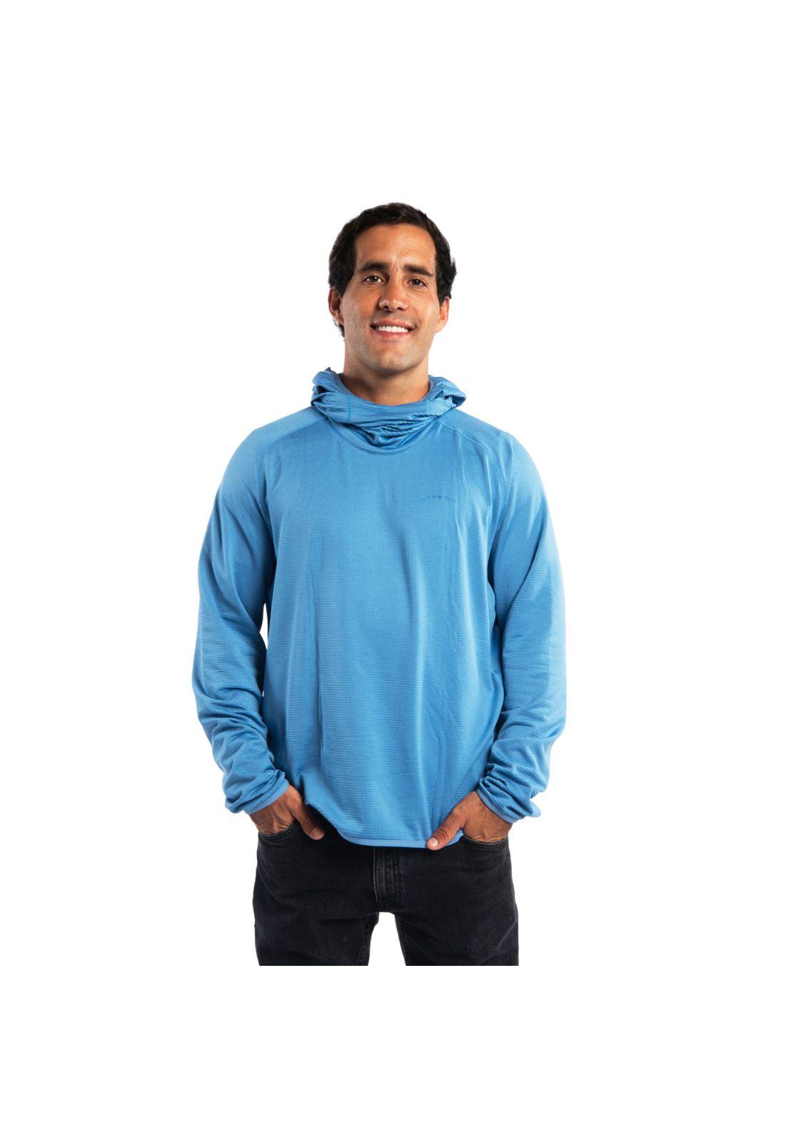 Polerón Hombre Geotex Balaclava Azul-0