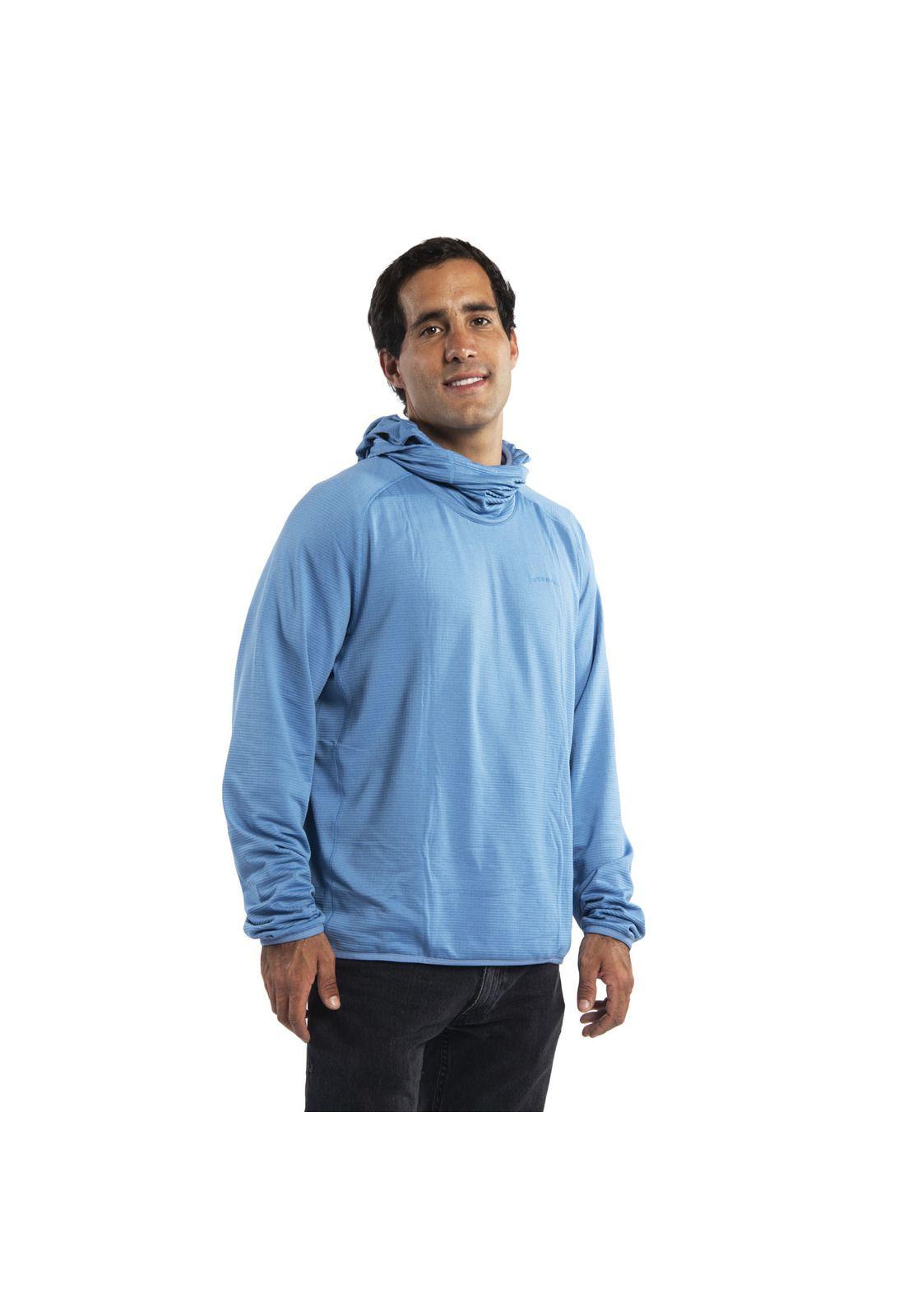 Polerón Hombre Geotex Balaclava Azul-1