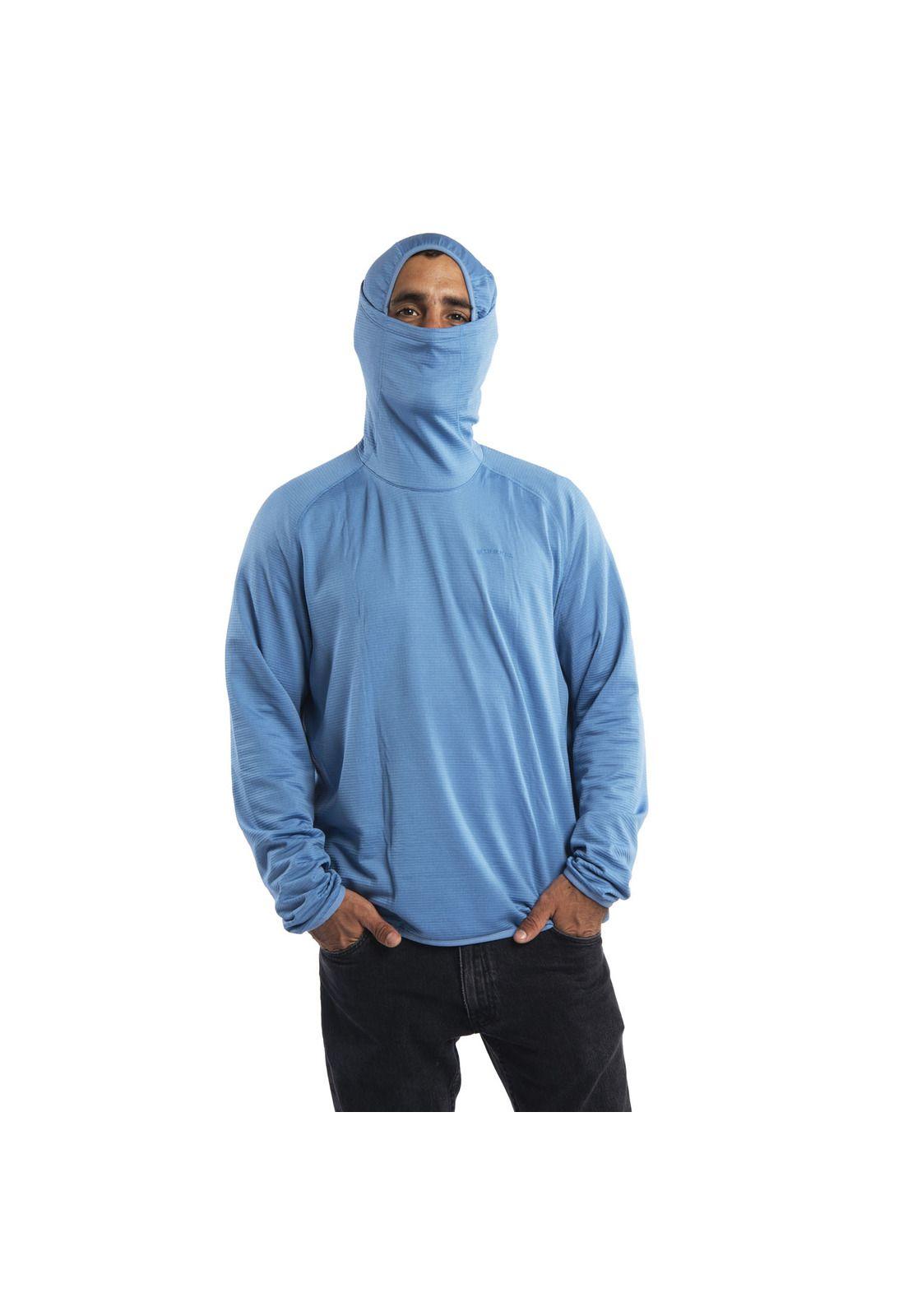 Polerón Hombre Geotex Balaclava Azul-2
