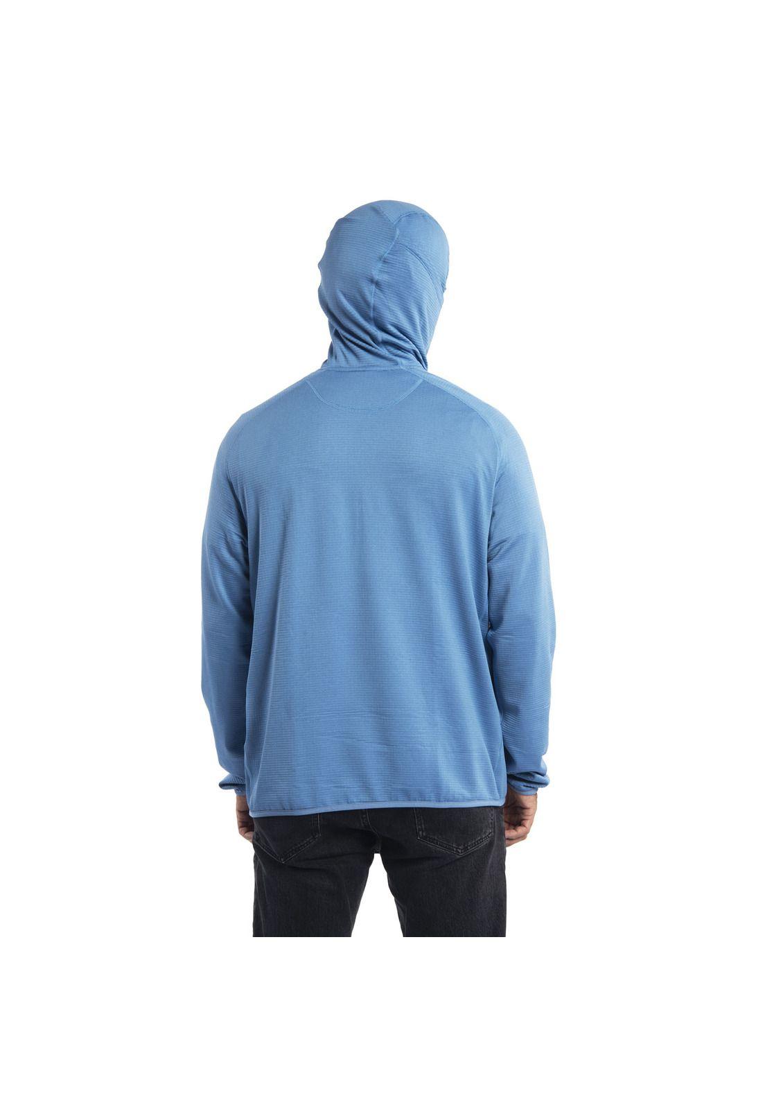 Polerón Hombre Geotex Balaclava Azul-3