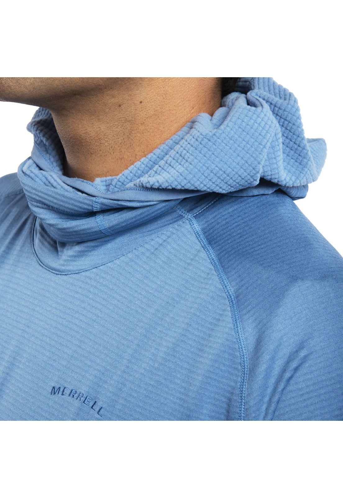 Polerón Hombre Geotex Balaclava Azul-4