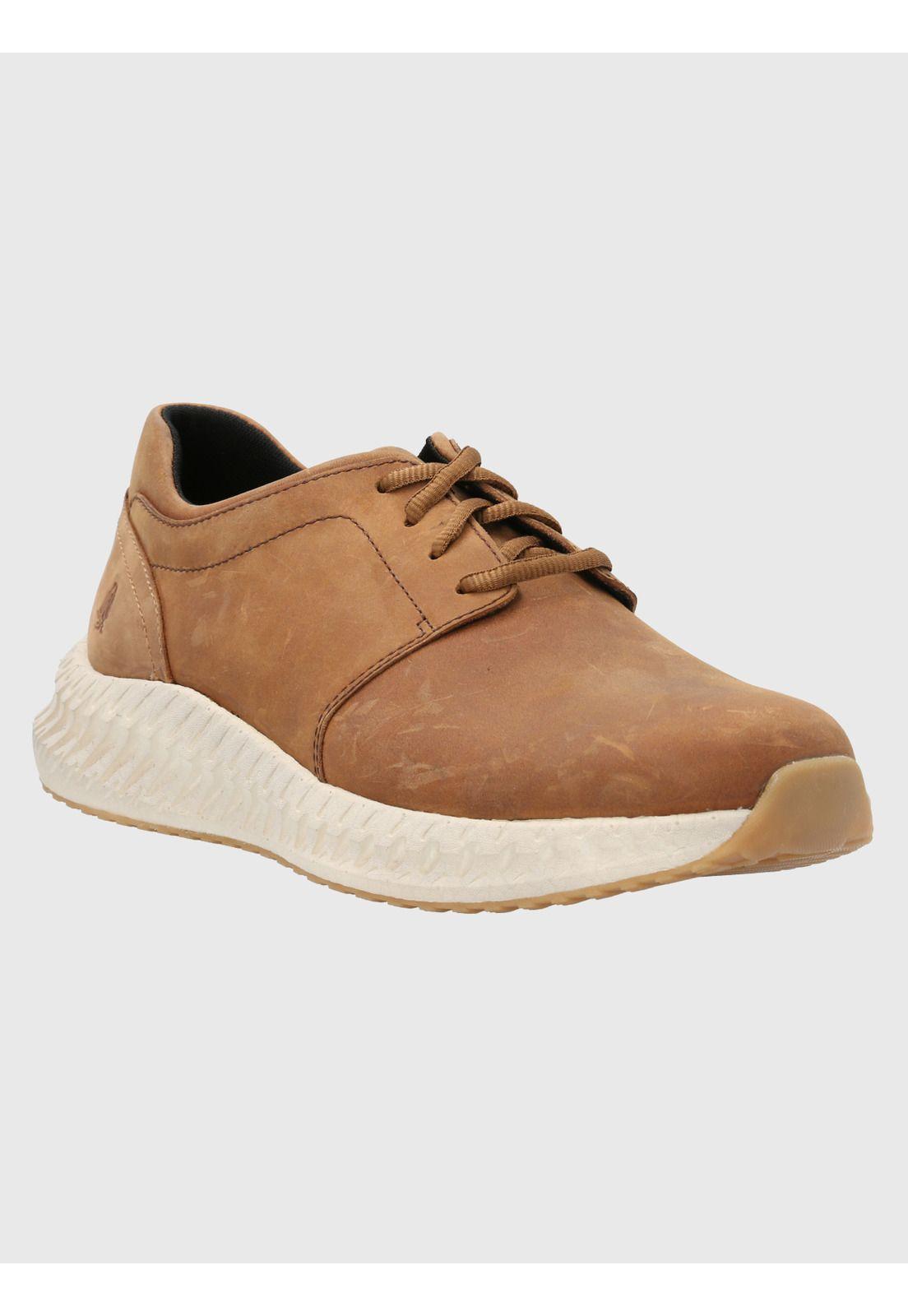 Zapatilla Cuero Hombre Spinal Discover Café-0