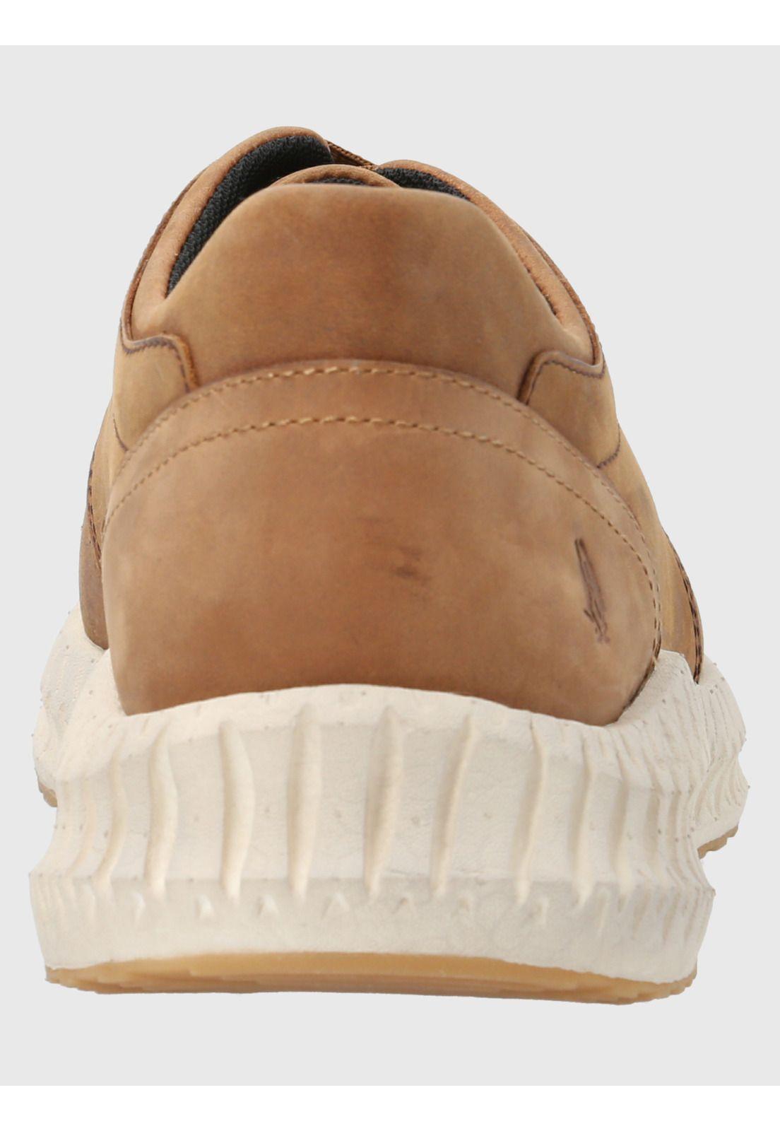 Zapatilla Cuero Hombre Spinal Discover Café-6