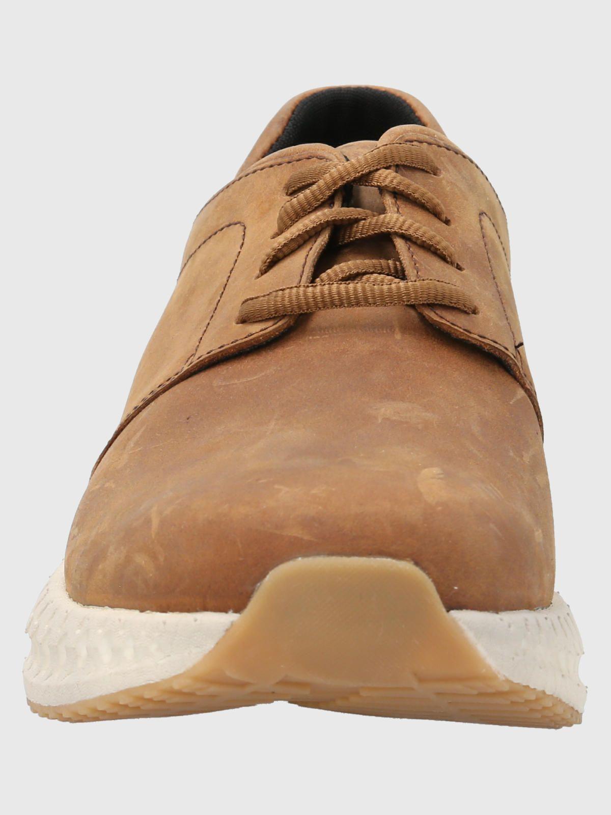 Zapatilla Cuero Hombre Spinal Discover Café-3