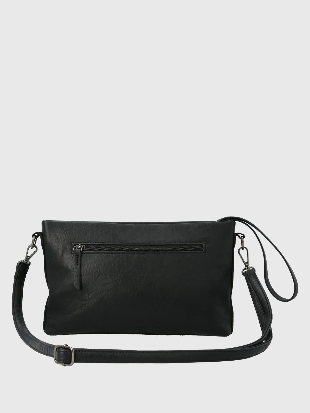 Cartera Ecocuero Mujer Liah Cross Negro-2