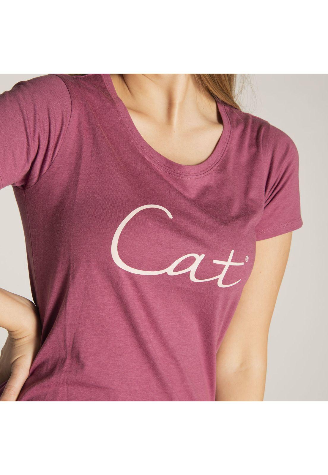 Polera M/C Mujer W Simple Script Tee Rojo-4