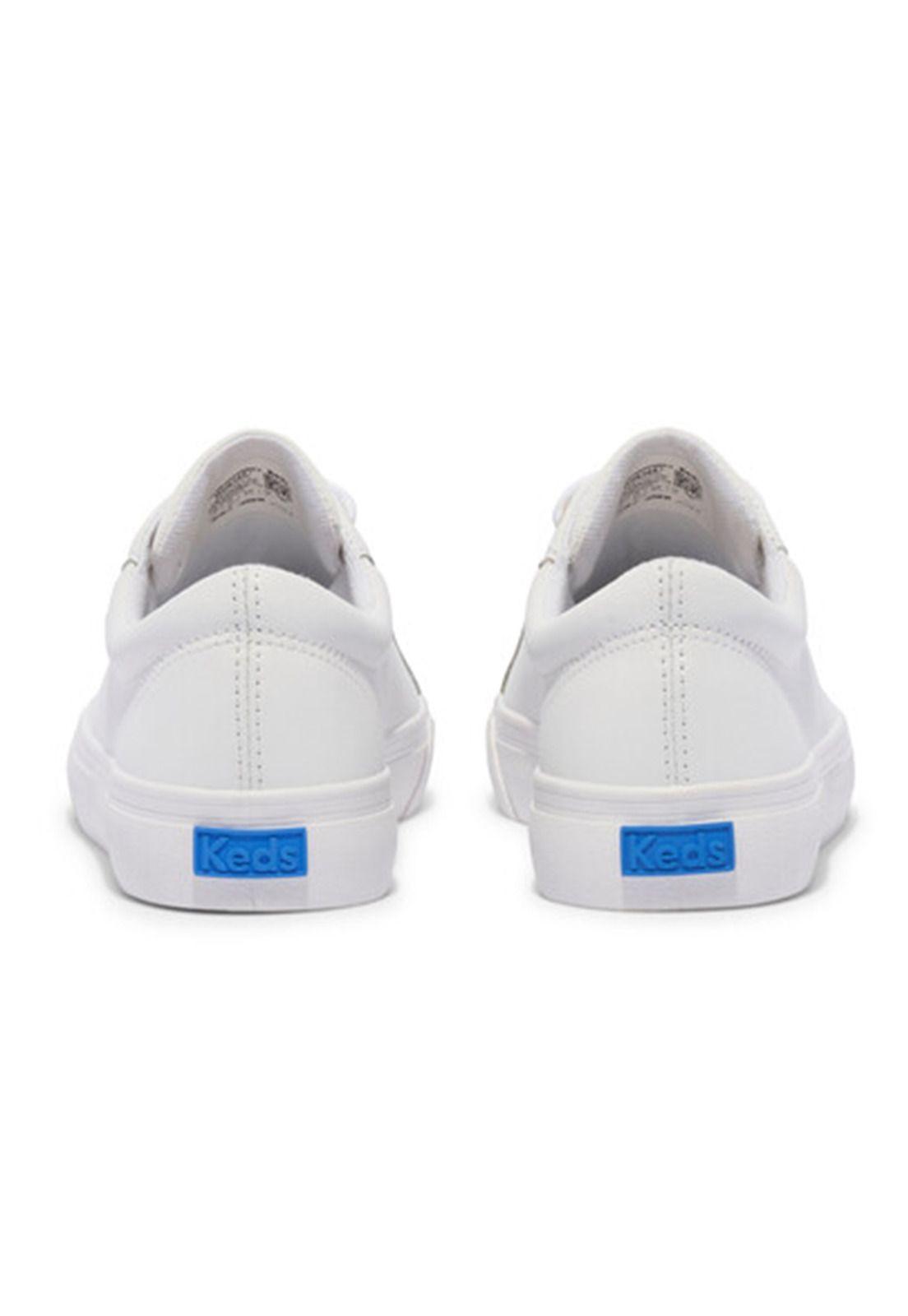 Zapatilla Cuero Blanca Mujer Jump Kick -5