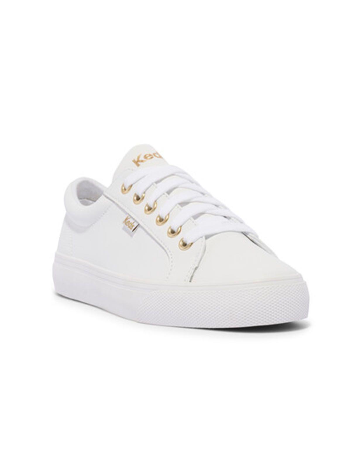 Zapatilla Cuero Blanca Mujer Jump Kick -3