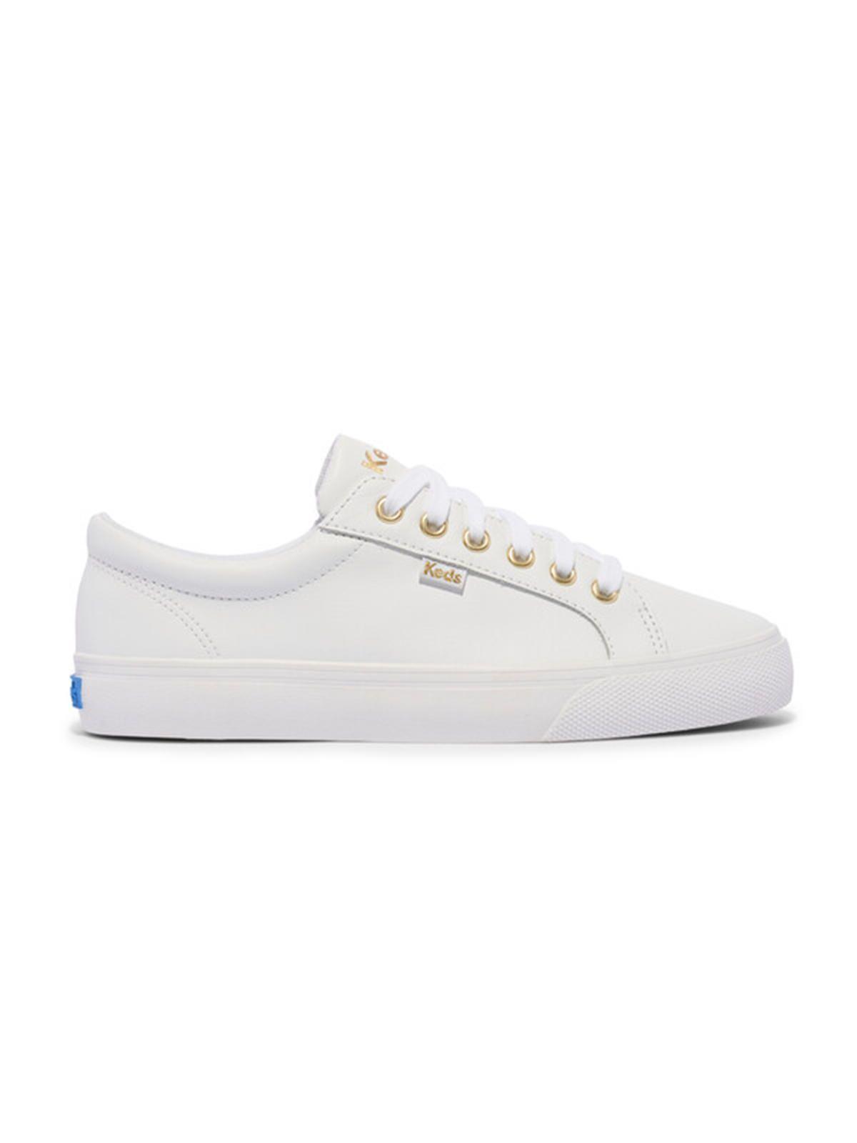 Zapatilla Cuero Blanca Mujer Jump Kick -0