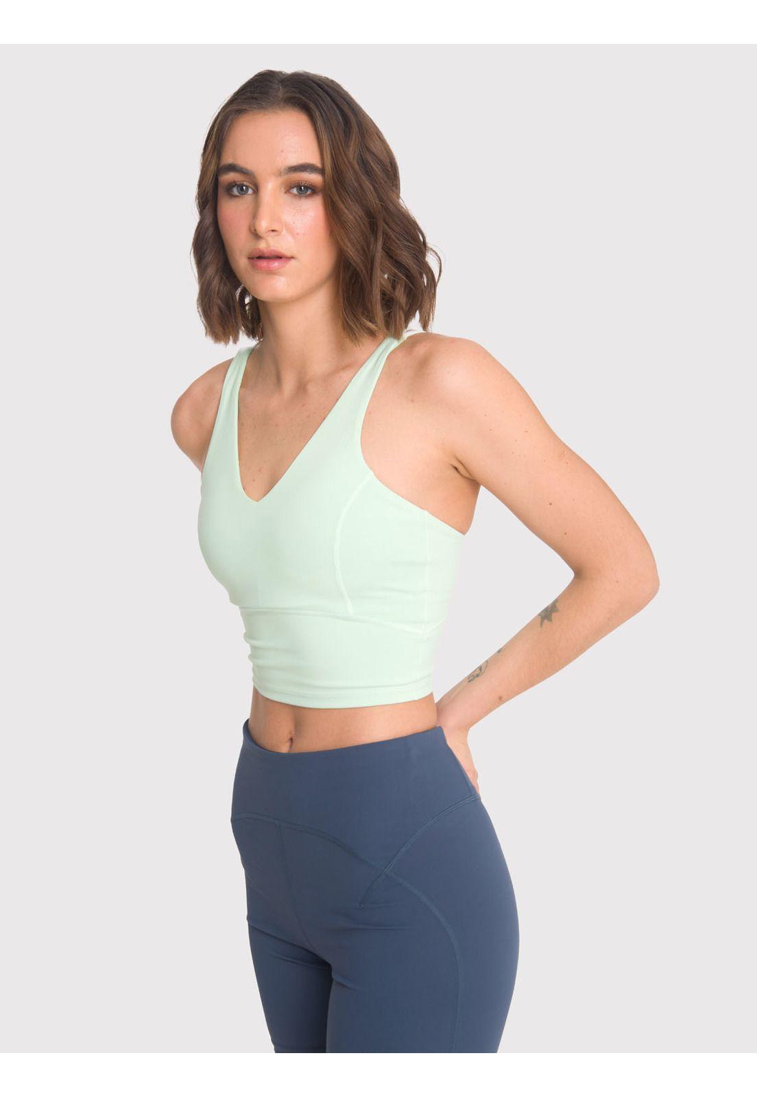 Peto deportivo Mujer Crop Top Frida Verde-3