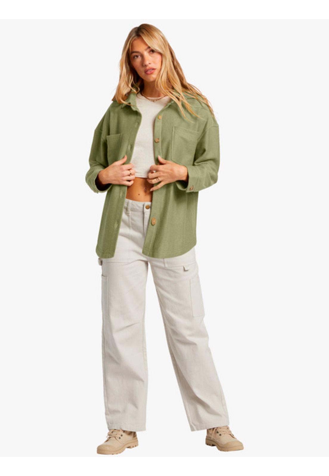 Sobrecamisa Mujer Everytime Verde-1