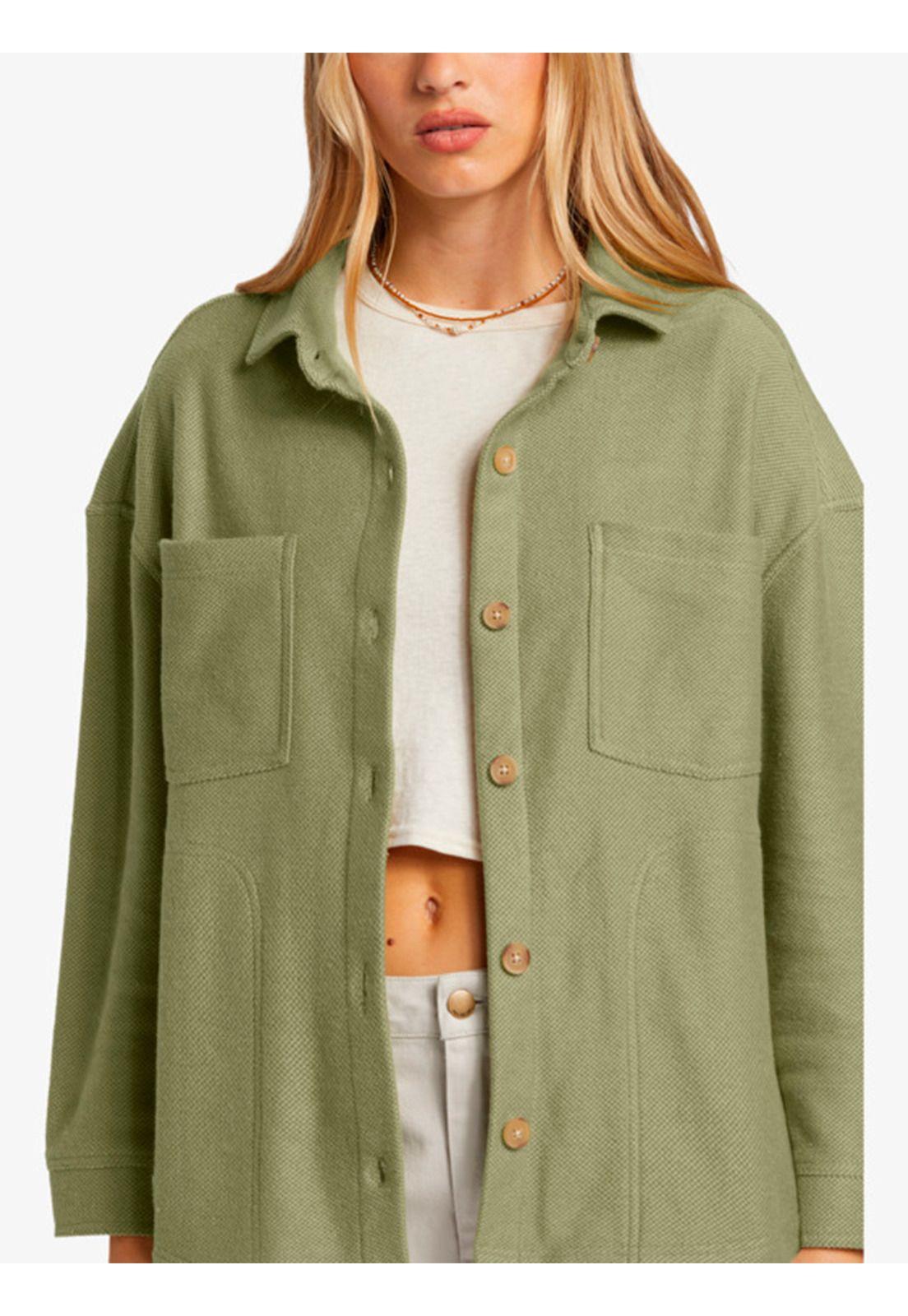 Sobrecamisa Mujer Everytime Verde-4