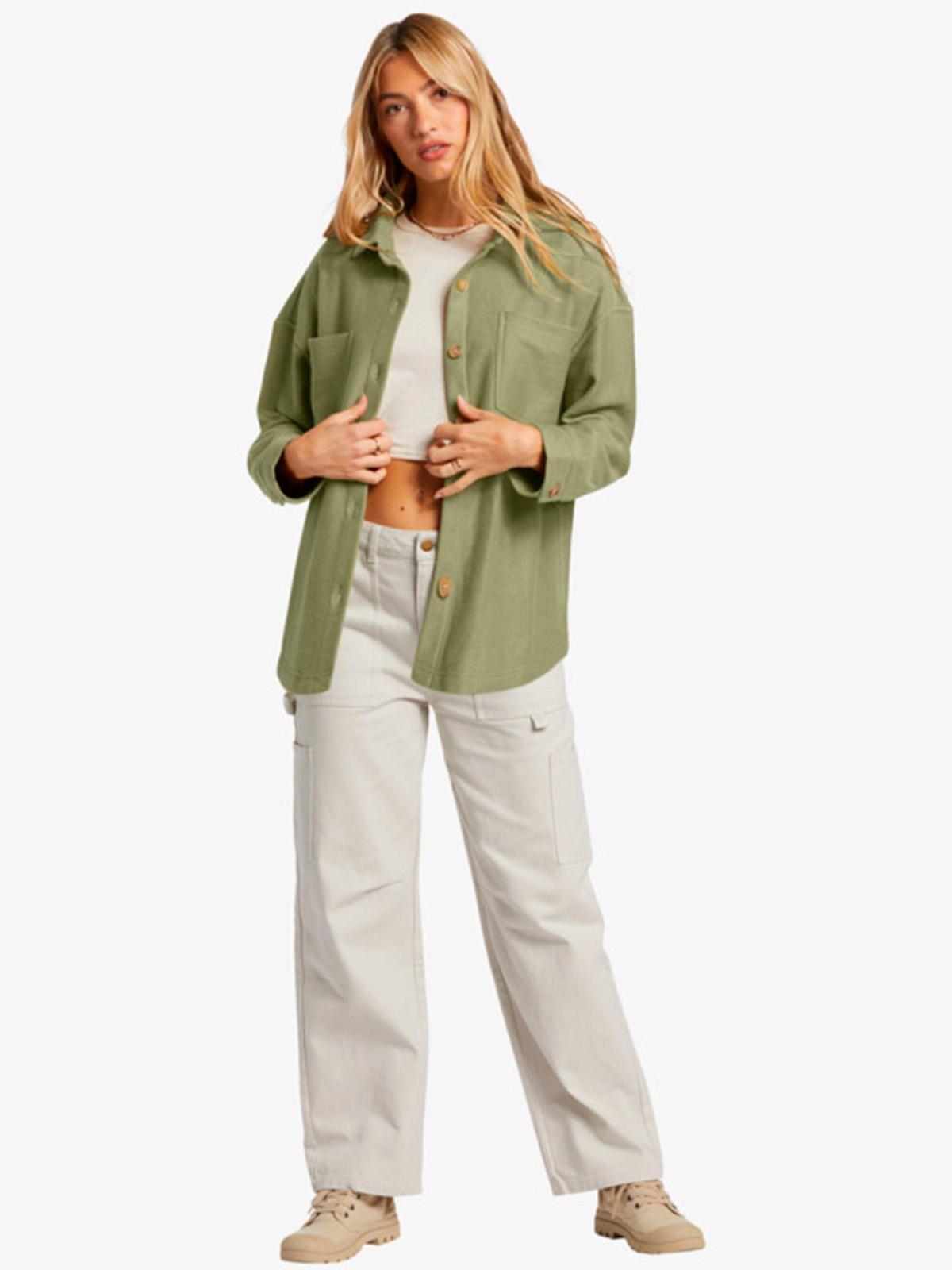 Sobrecamisa Mujer Everytime Verde-1