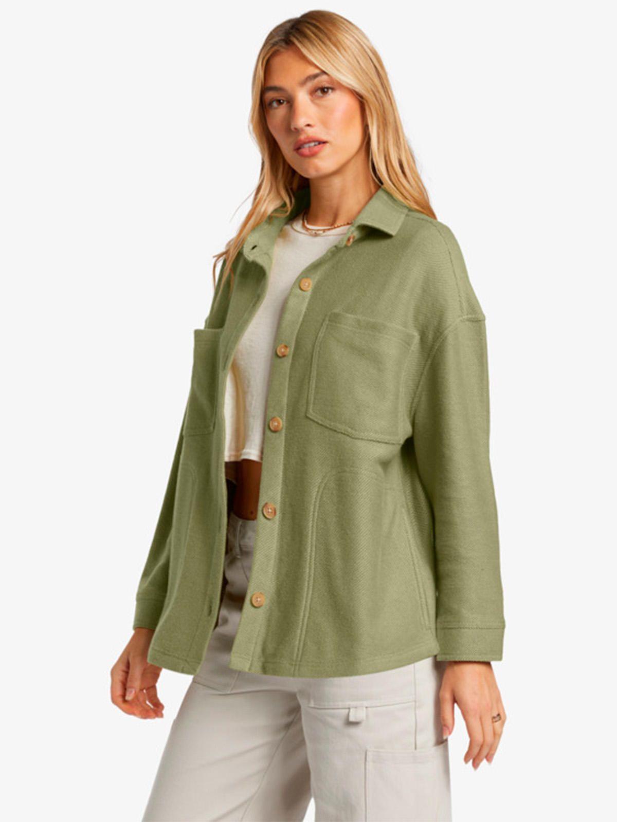 Sobrecamisa Mujer Everytime Verde-3