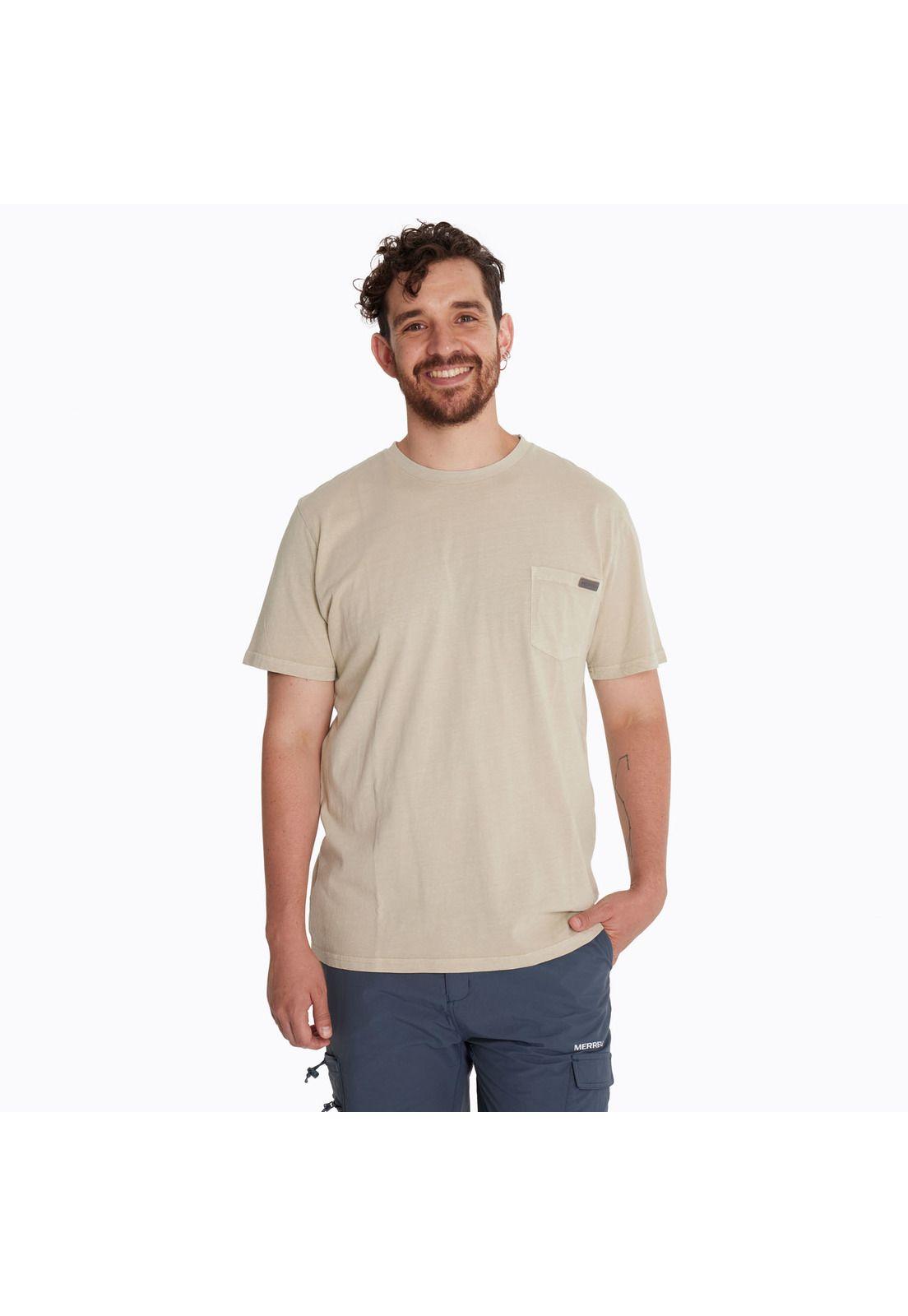 Polera Hombre Pocket 2 Gris-0