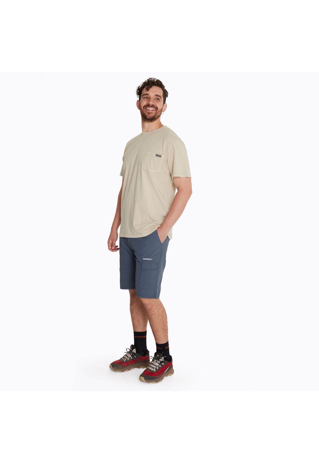Polera Hombre Pocket 2 Gris-4