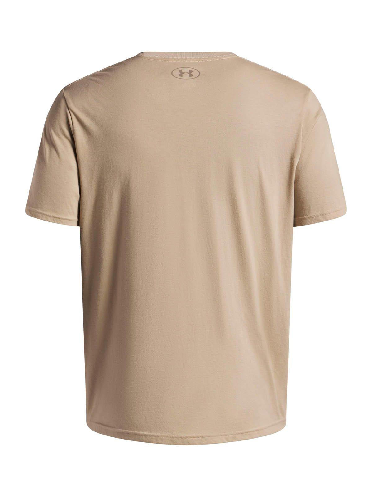 Polera Manga Corta Lifestyle  Hombre Left Chest Logo Café -1