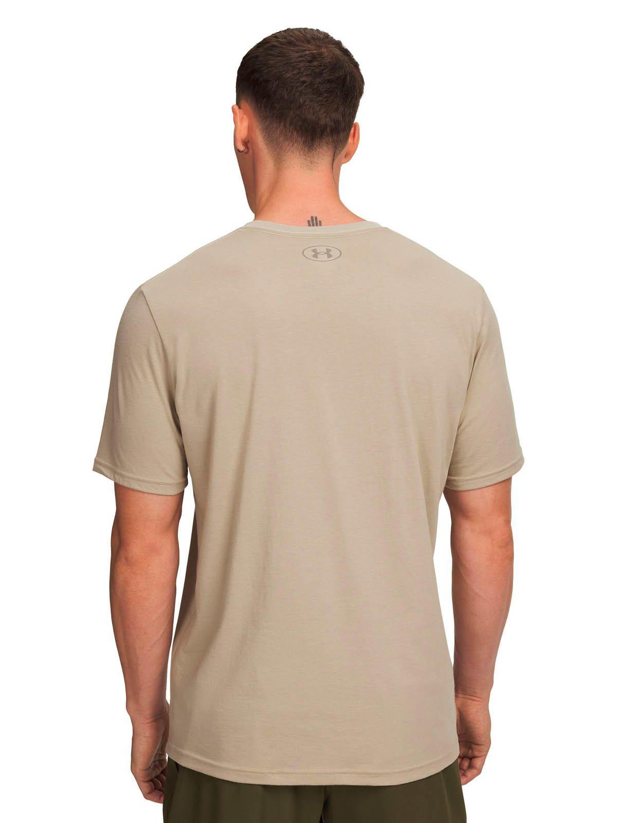 Polera Manga Corta Lifestyle  Hombre Left Chest Logo Café -4