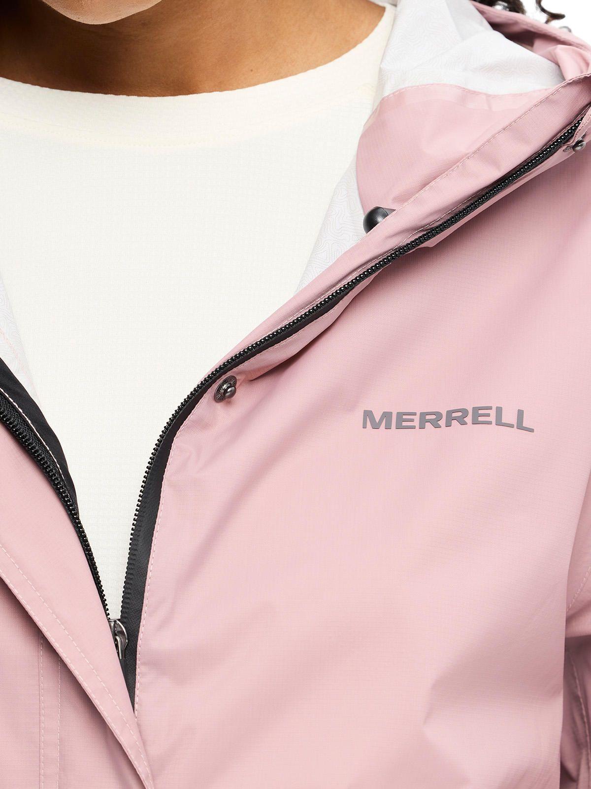 Impermeable Mujer Fallon Palo Rosa-5