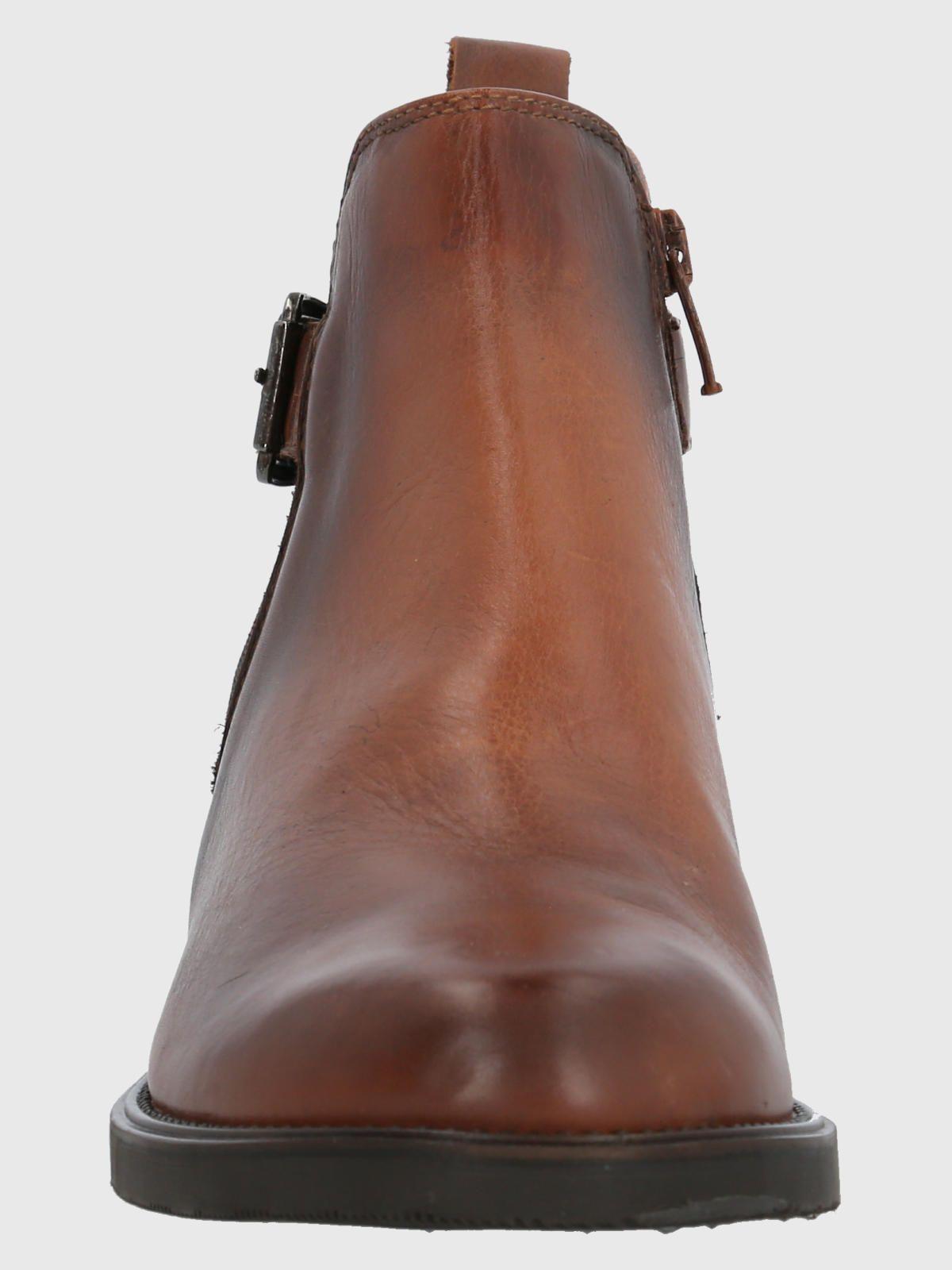 Botín Cuero Mujer Fey Café-3