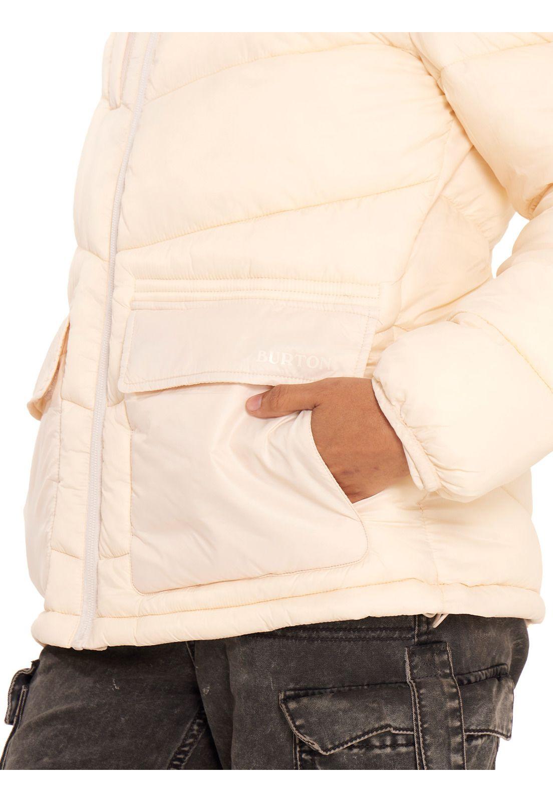 Parka Impermeable Mujer Crema-6