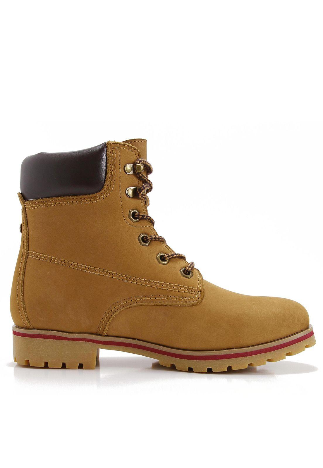 Botin Cuero Mujer Anyi Café-2