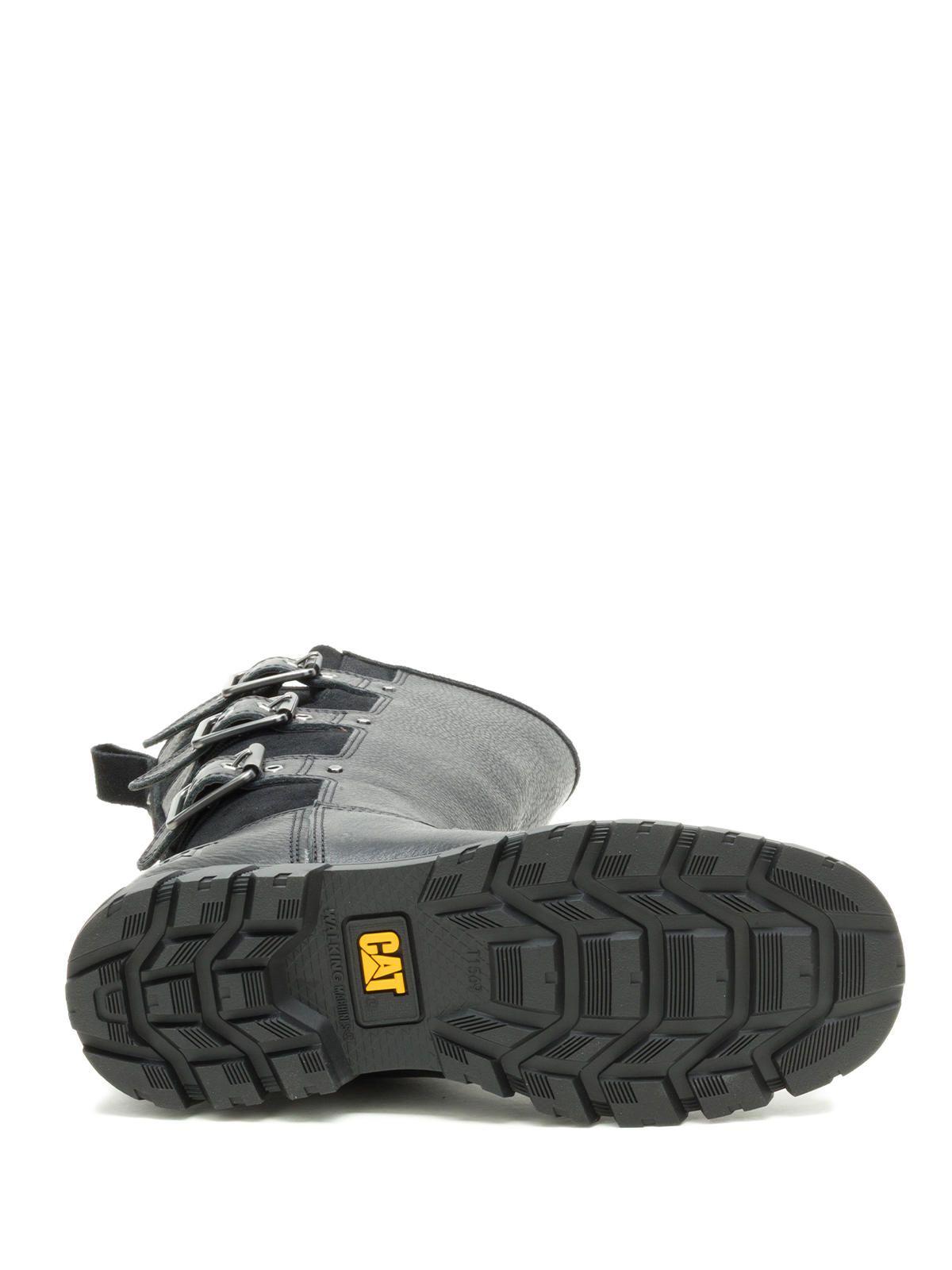Bota Cuero Mujer Notion Buckle Negro-7