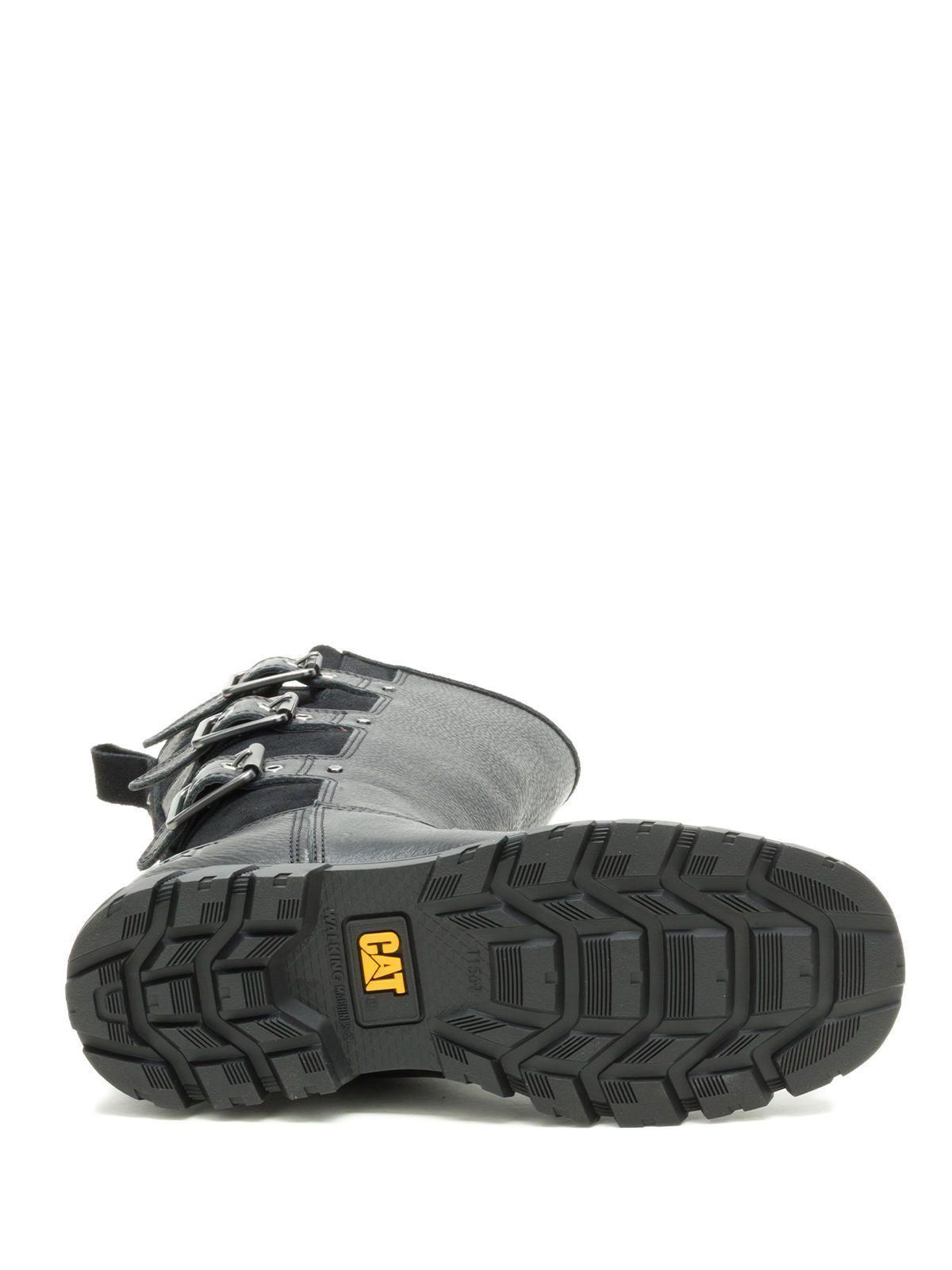 Bota Cuero Mujer Notion Buckle Negro-7